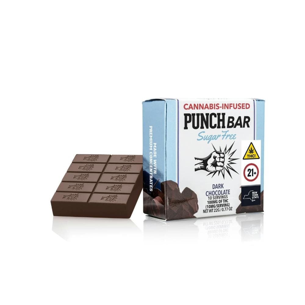 Dark Chocolate Sugar Free PunchBar 100mg (NY)