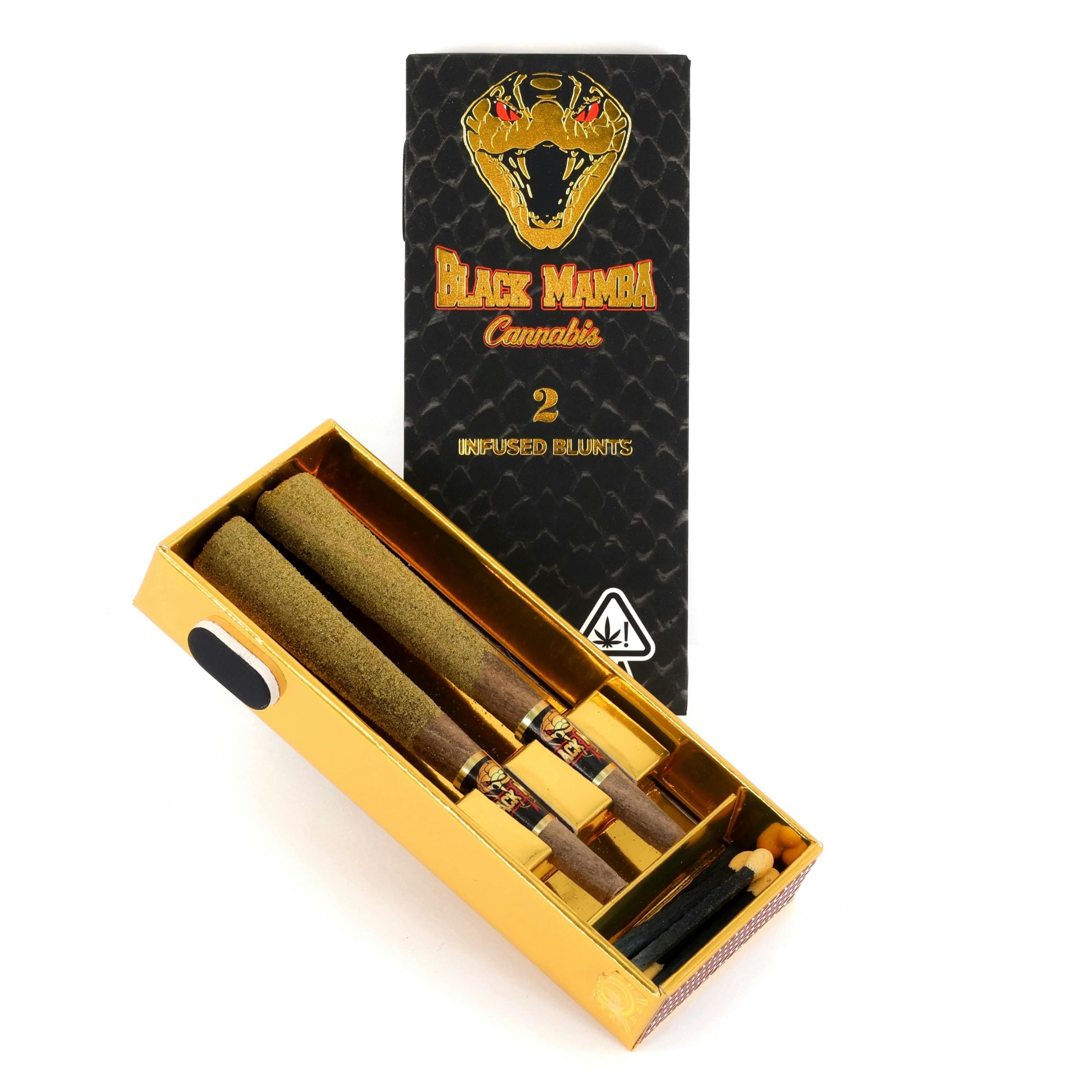 Black Mamba 2-Pack Infused Blunts - Sativa Jack Herer - 2.4g
