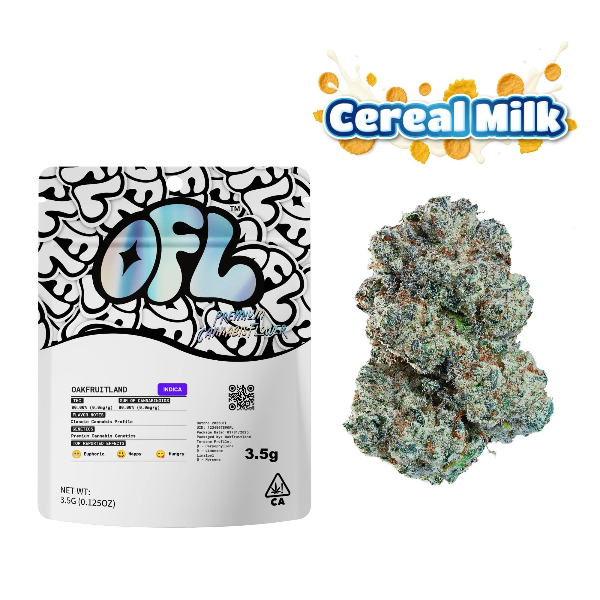 Cereal Milk Premium Flower 3.5g - Black Label Series