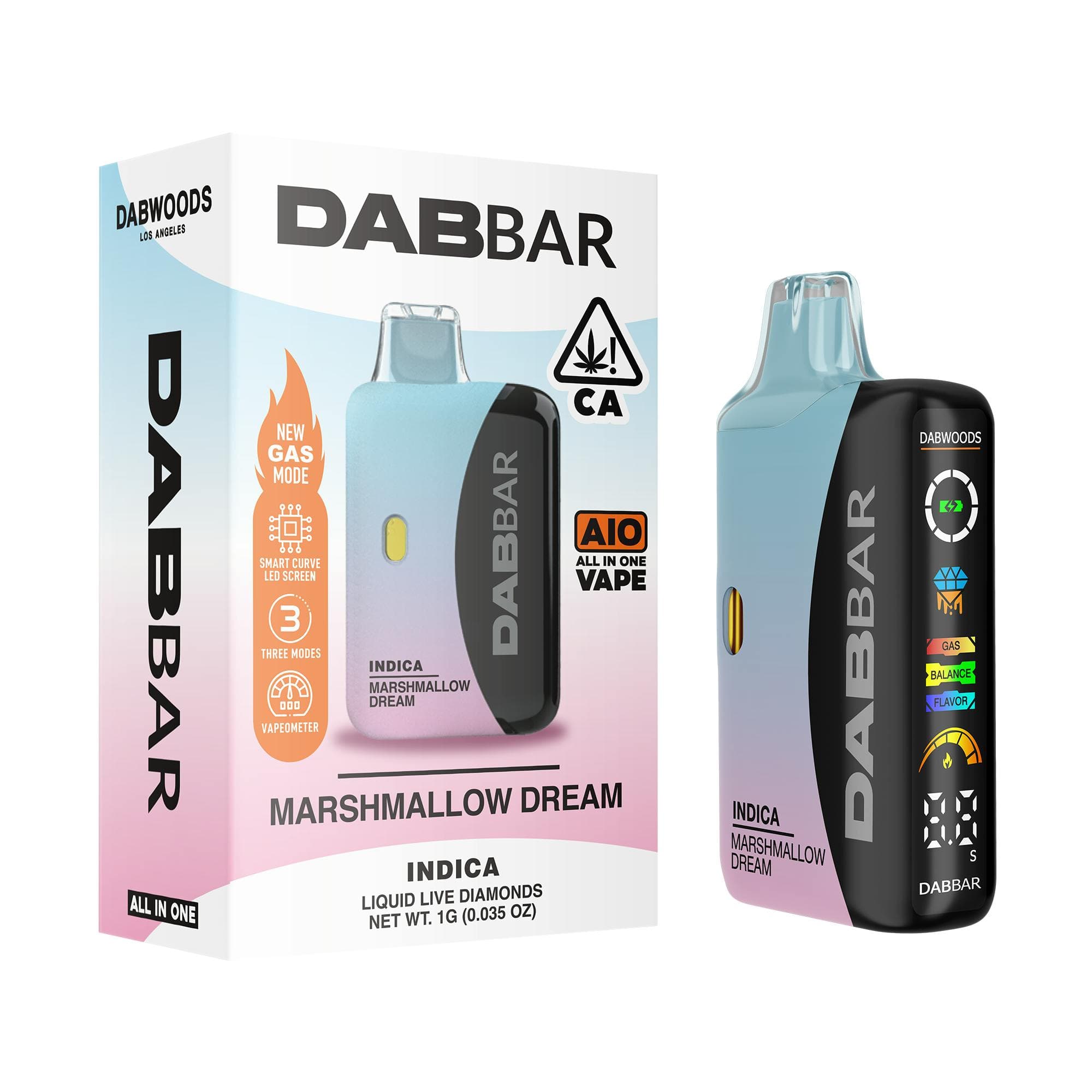 VAPE - DABBAR 3.0 LIQUID LIVE DIAMONDS MARSHMALLOW DREAM 1G