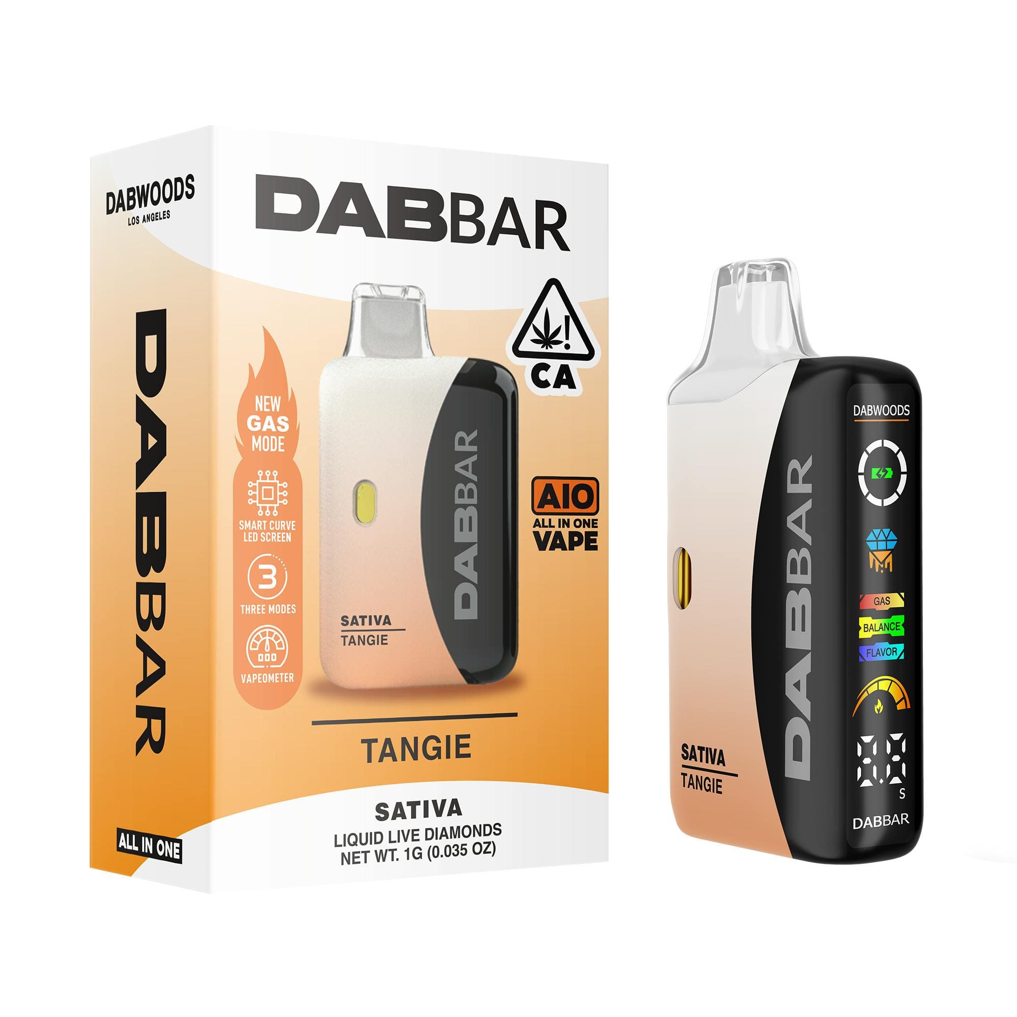 VAPE - DABBAR 3.0 LIQUID LIVE DIAMONDS TANGIE 1G