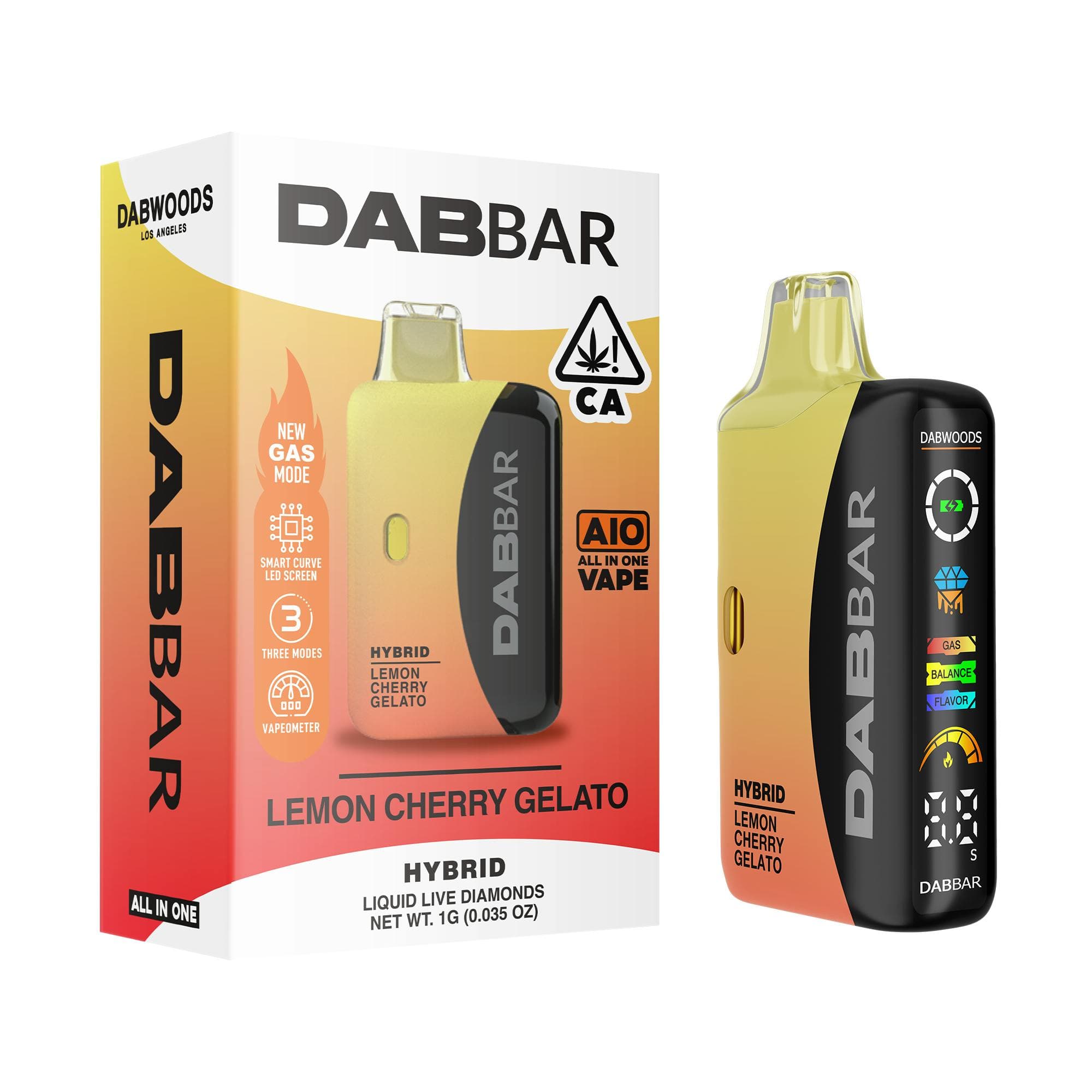 VAPE - DABBAR 3.0 LIQUID LIVE DIAMONDS LEMON CHERRY GELATO 1G