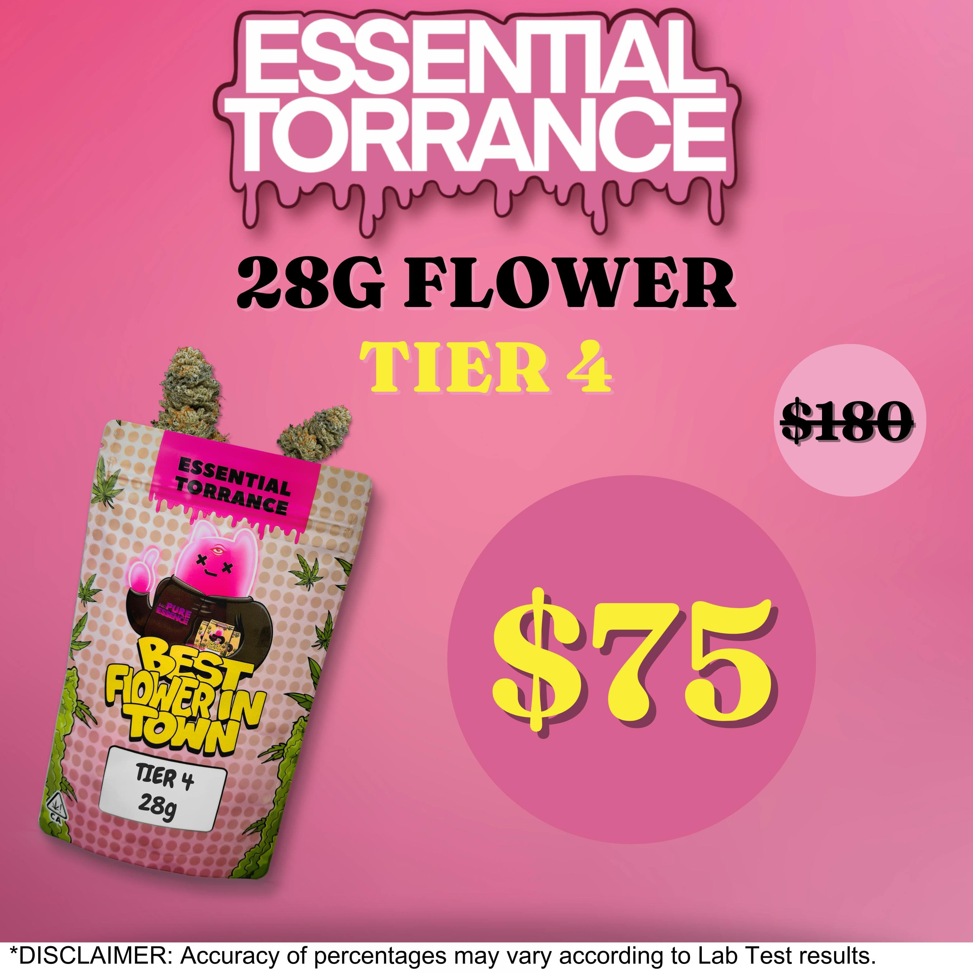 TIER 4 Flower 28g $75