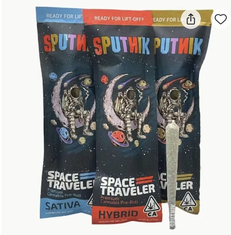 Sputnik | Space Traveler Indica | Pre Rolls | 1g