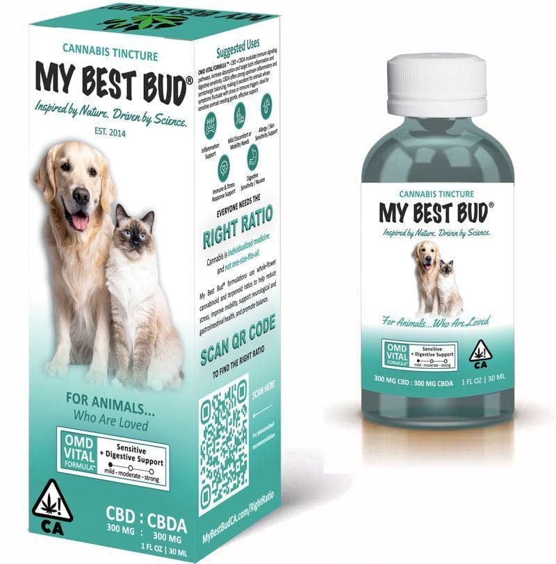 OMD Vital 300mg CBD:300mg CBDA 1 fl oz