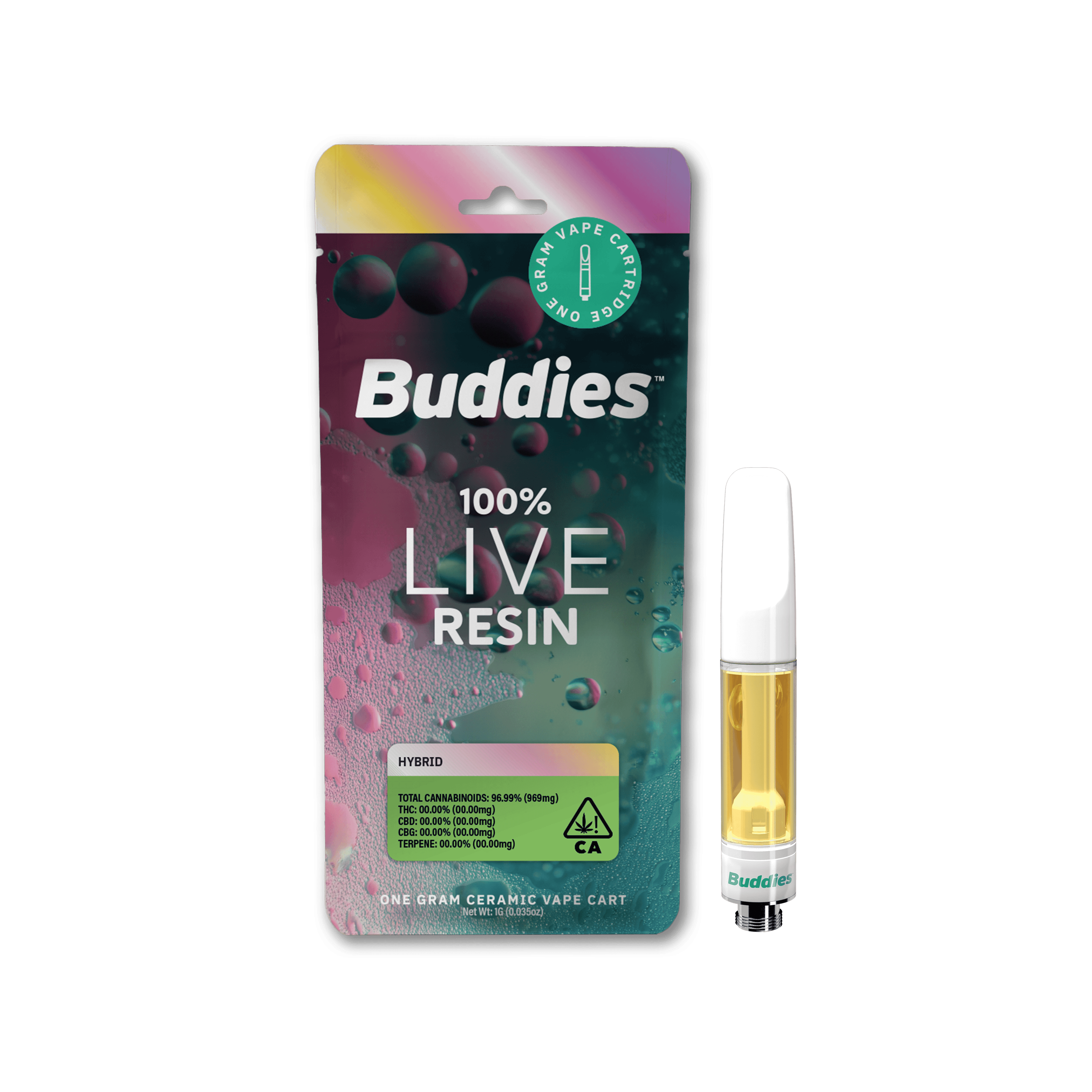 Live Resin | 1g Vape Cartridge | Pressure (H)