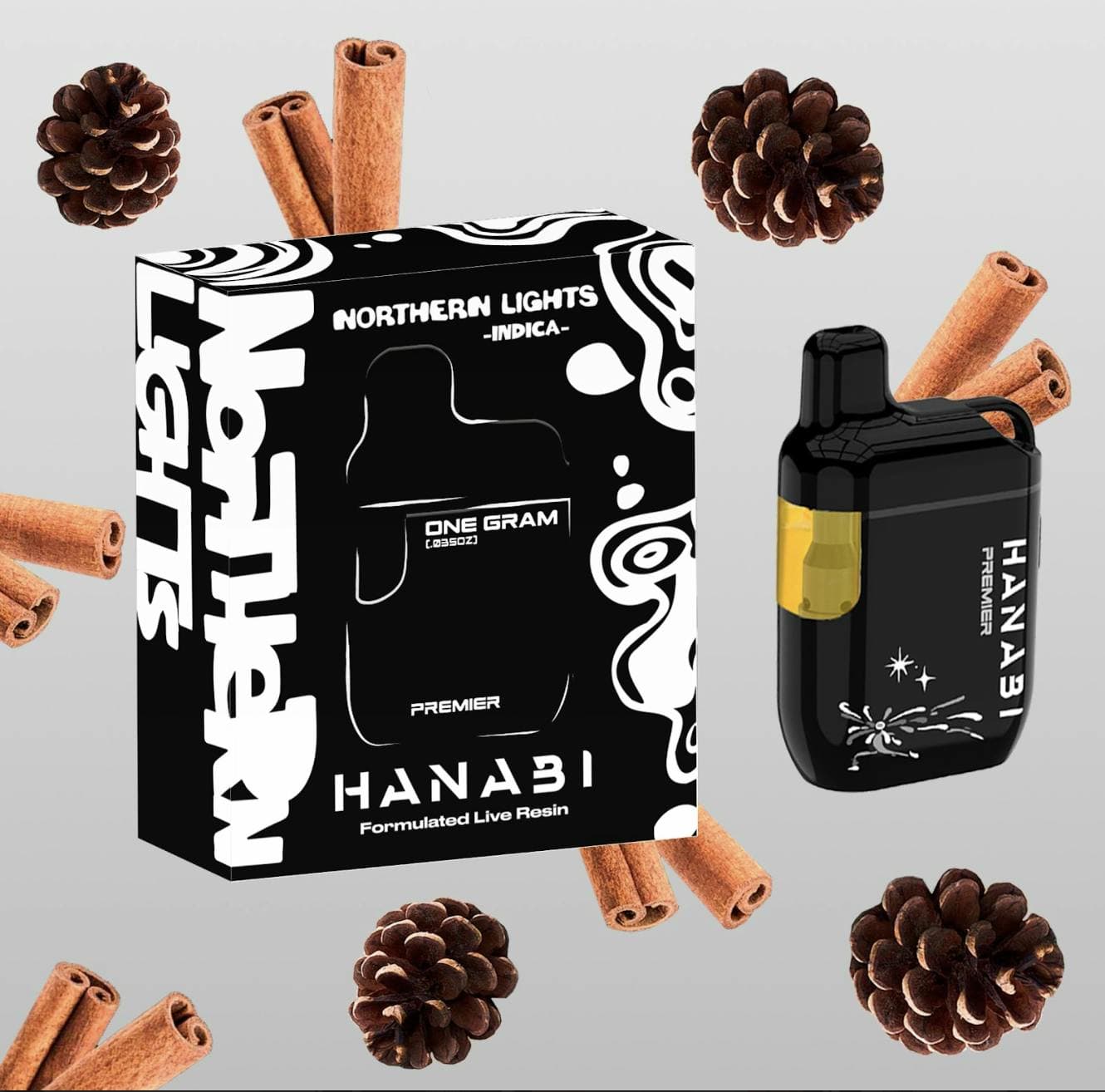 Hanabi | Northern Lights | Premier Disposable | 1g