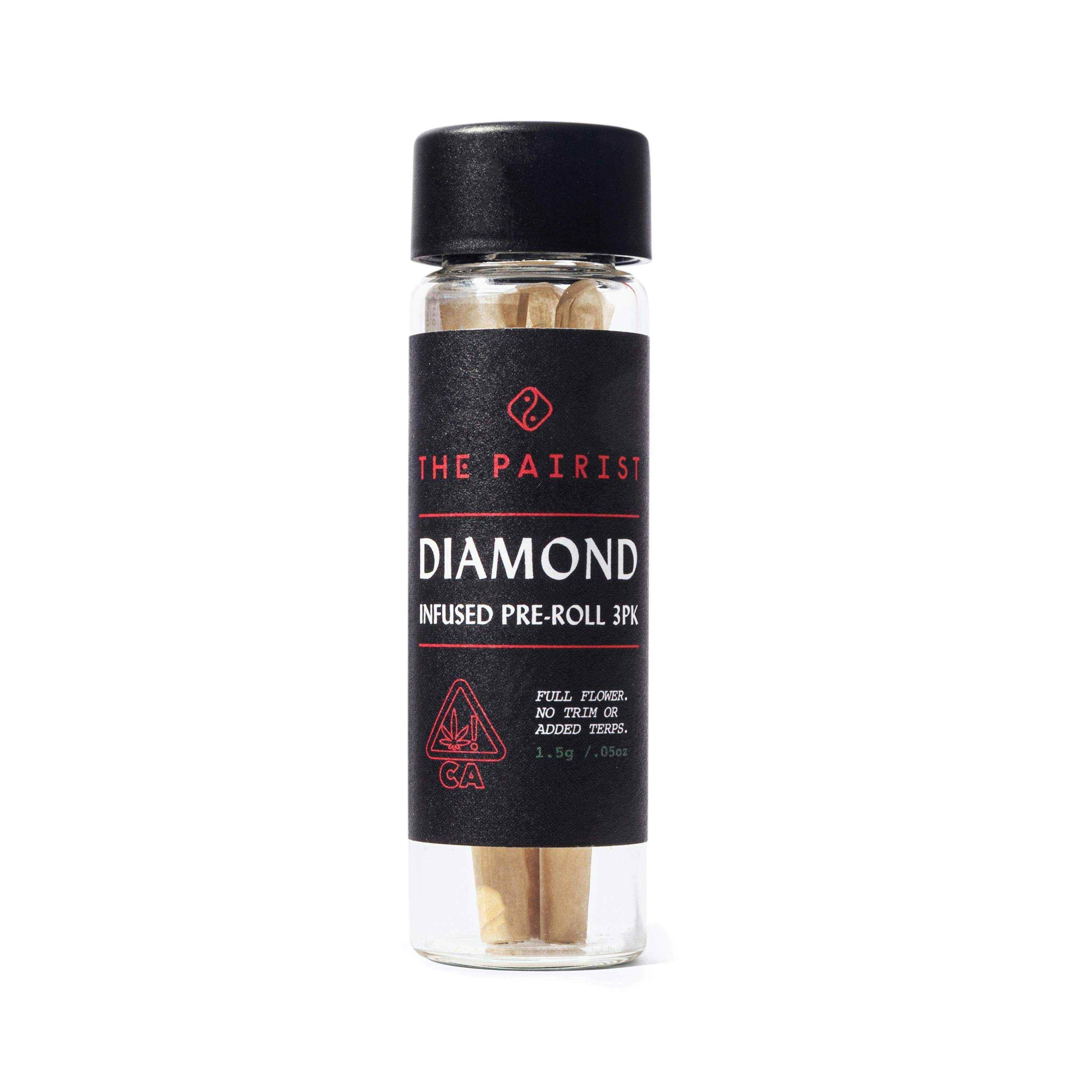 The Pairist | Cherry Dosidos | Diamond Infused Joint | .5G | 3pk