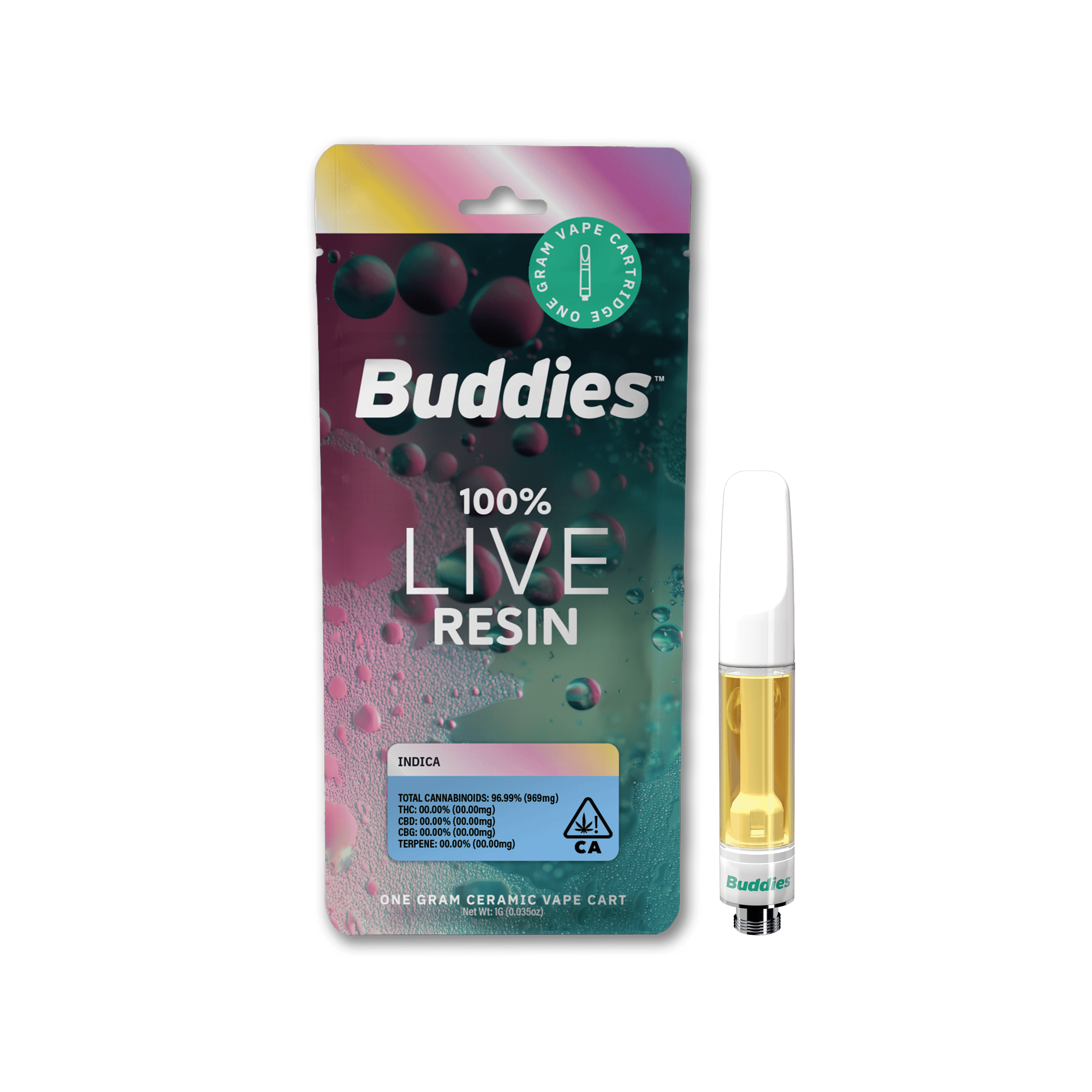 Live Resin | 1g Vape Cartridge | Daddy Larry (I)