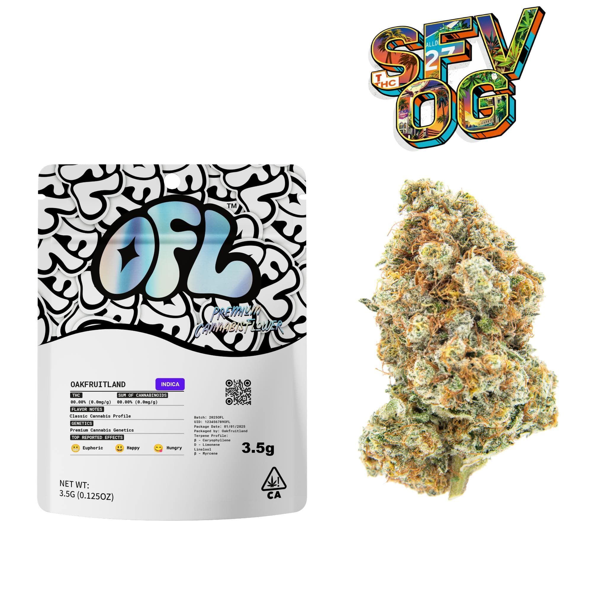 SFV OG Premium Flower 3.5g - Black Label Series