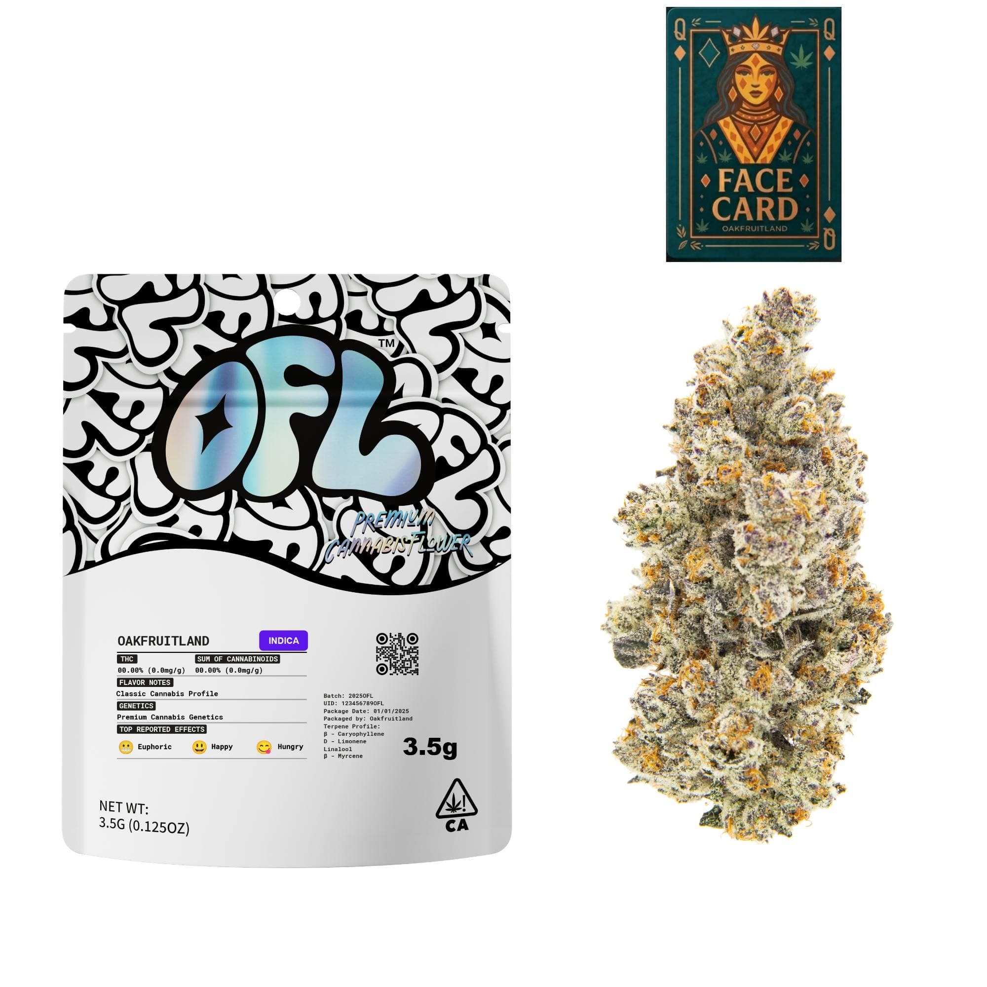Face Card Premium Flower 3.5g - Black Label Series