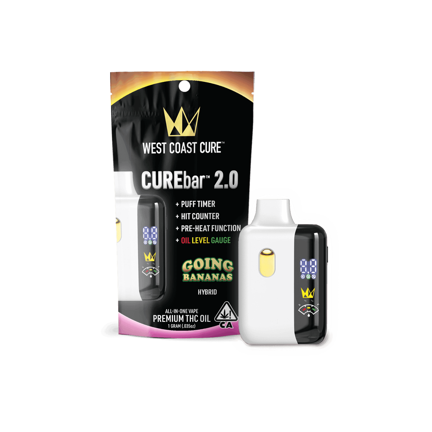Going Bananas - 1G CUREbar 2.0
