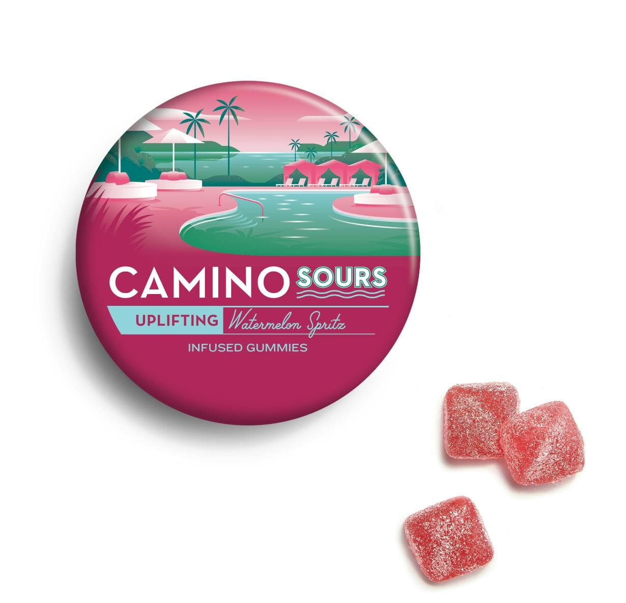 Camino | Watermelon Spritz Sours | 100mg | 10ct | 10mg/ea