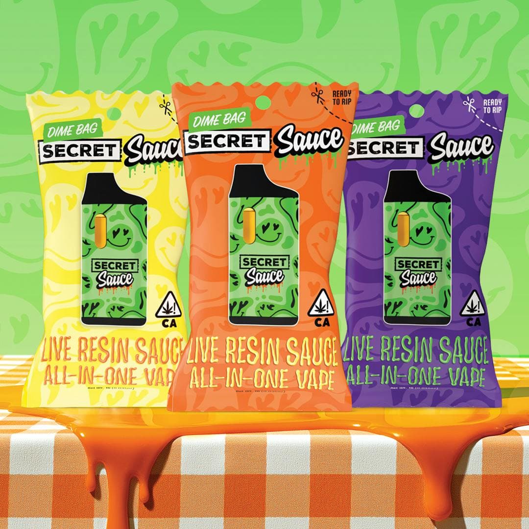Dime Bag | Secret Sauce | Super Lemon Haze | Disposable | 1g