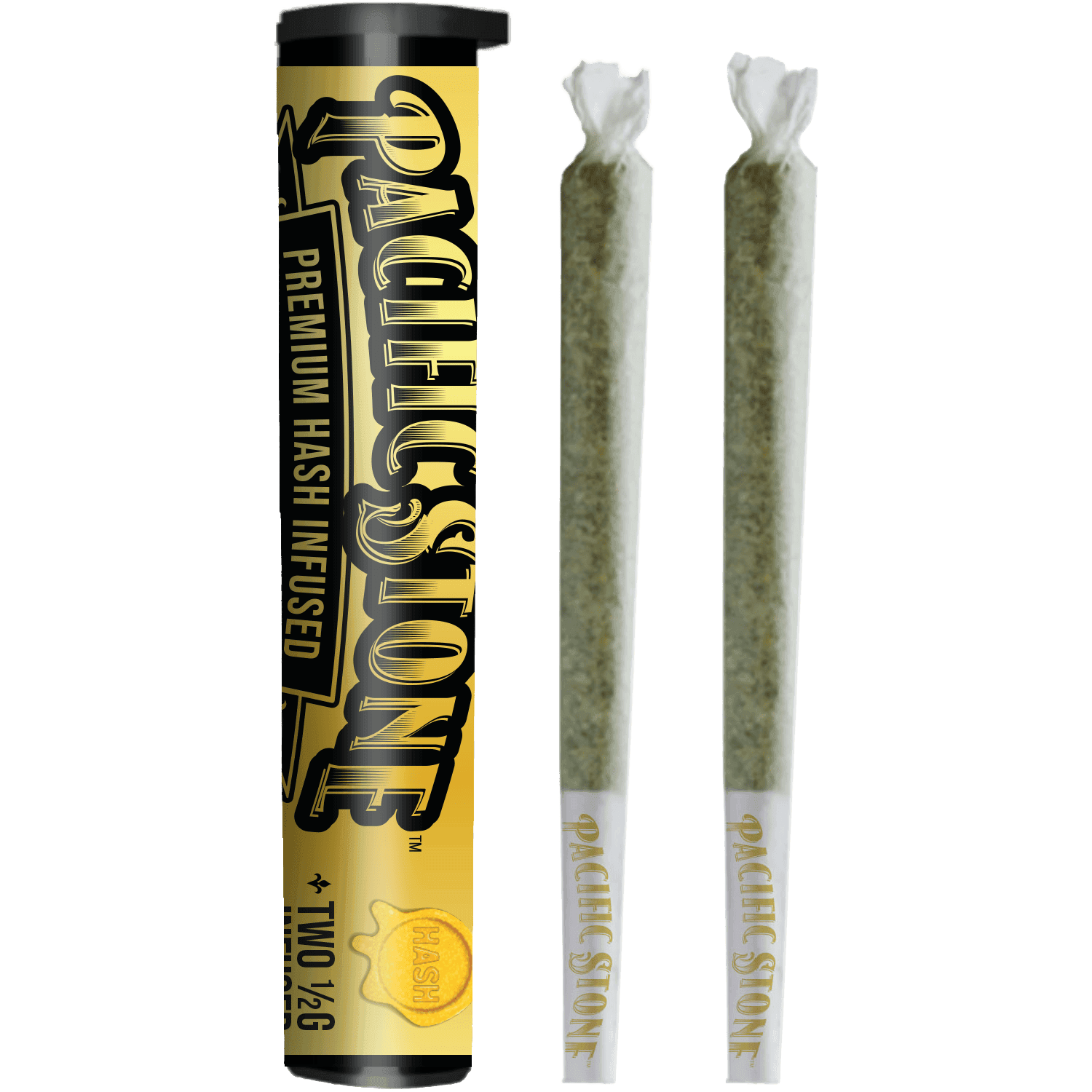 Pacific Stone | Purple Tangie | Hash Infused Joints | 0.5g each | 2pk