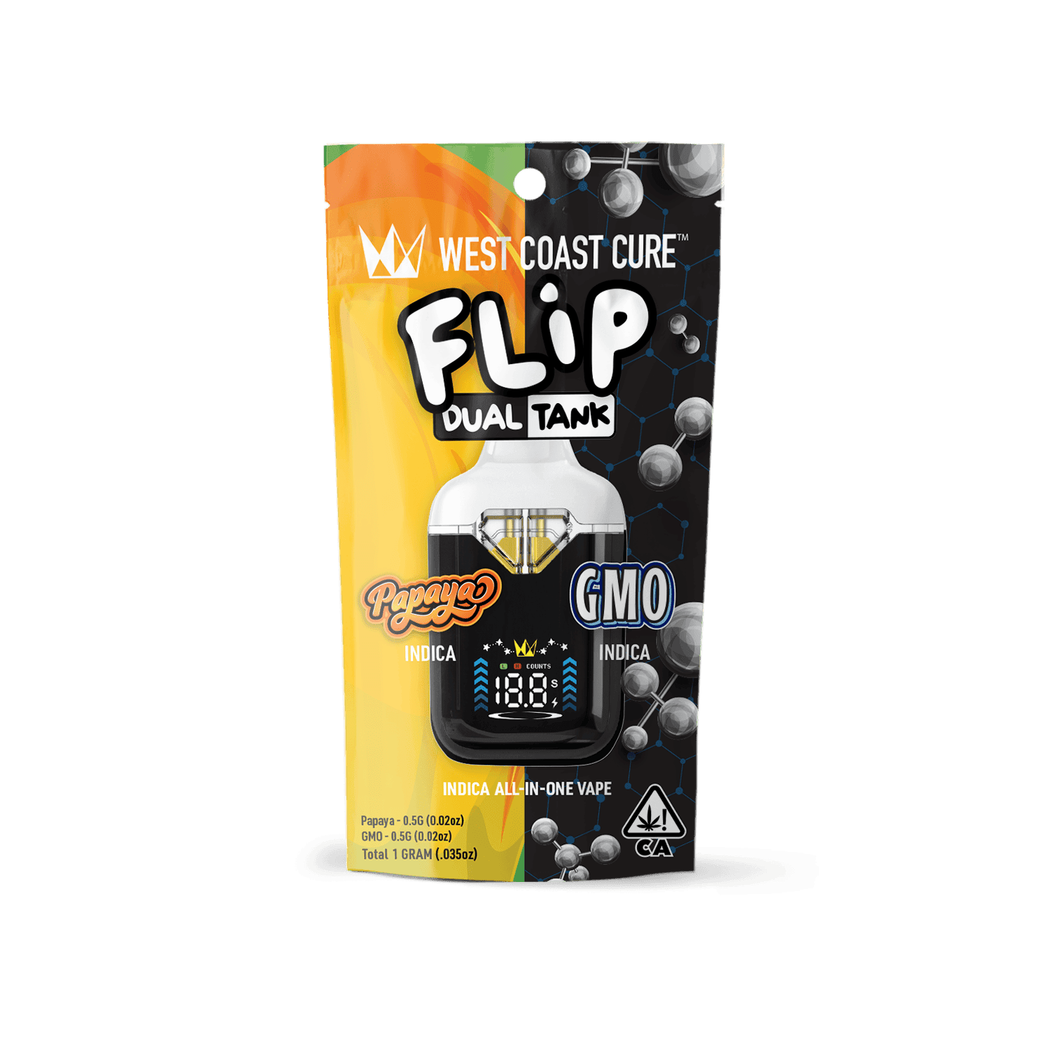 Papaya x GMO - 1G AIO CUREbar Flip