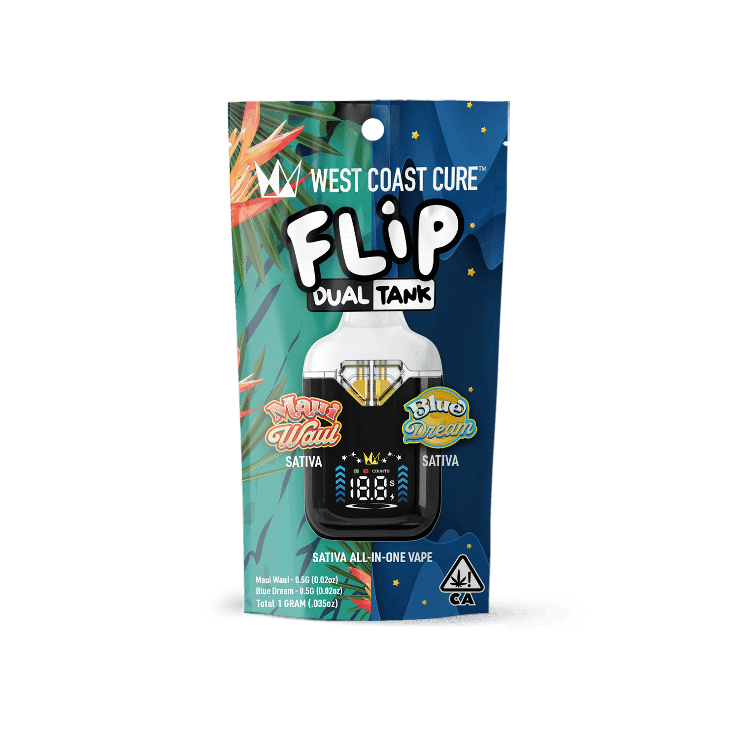 Maui Waui x Blue Dream - 1G AIO CUREbar Flip