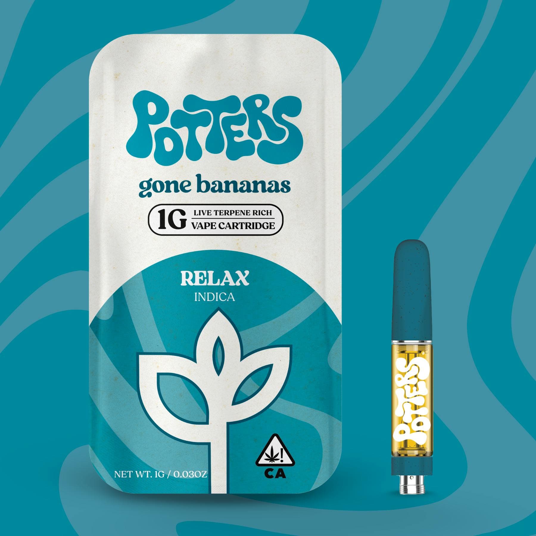 1g | Live Resin Vape Cartridge | Gone Bananas