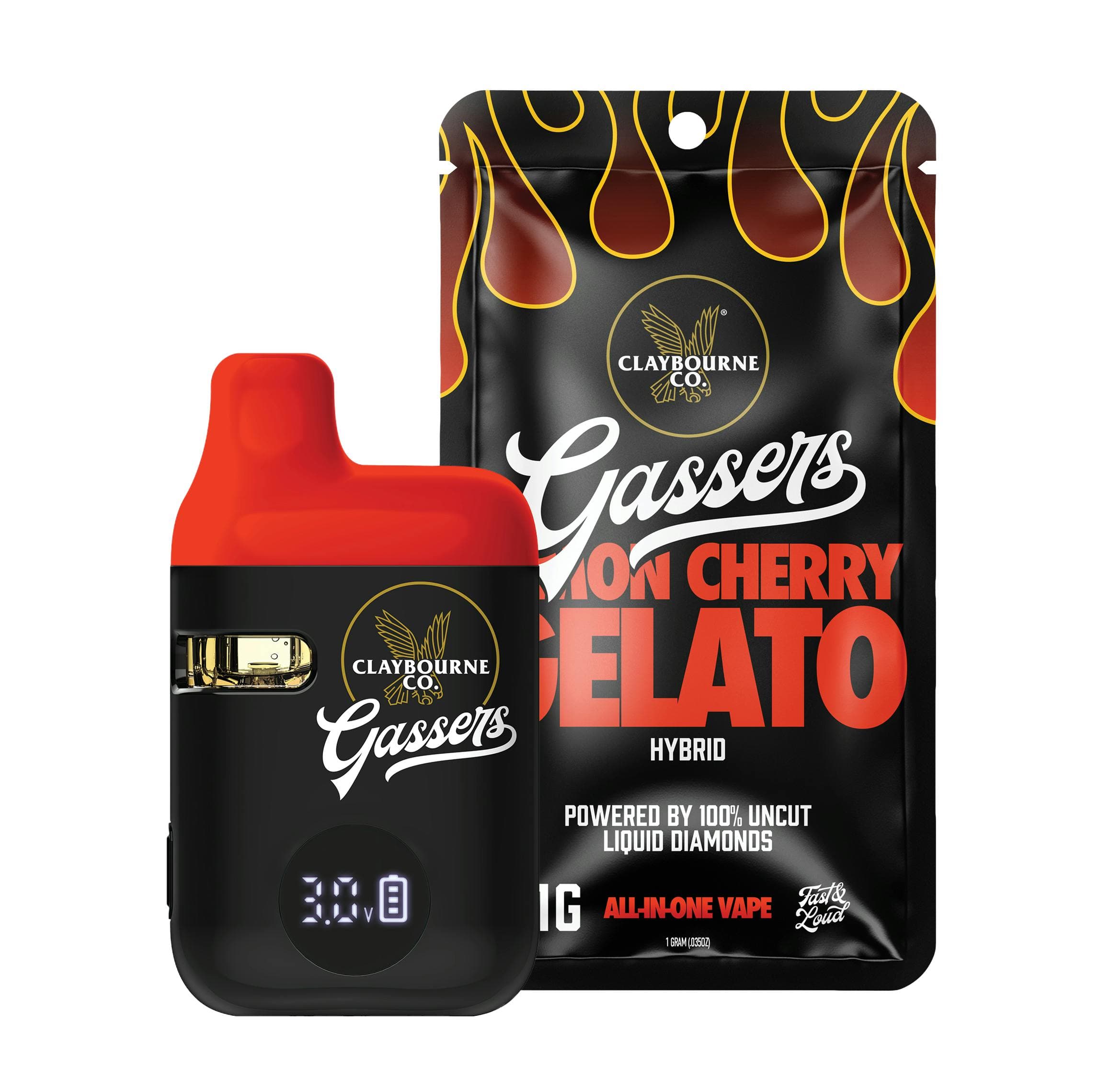 LEMON CHERRY GELATO GASSERS DISPOSABLE [1000MG]