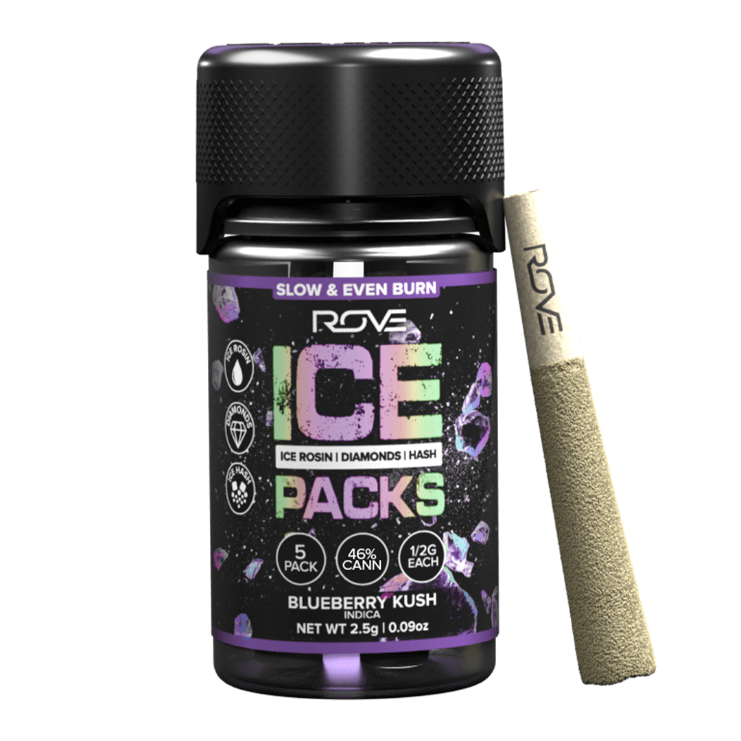Blueberry Kush - Infused Ice Packs (Rosin, Hash, and Diamonds) [5x 0.5g]