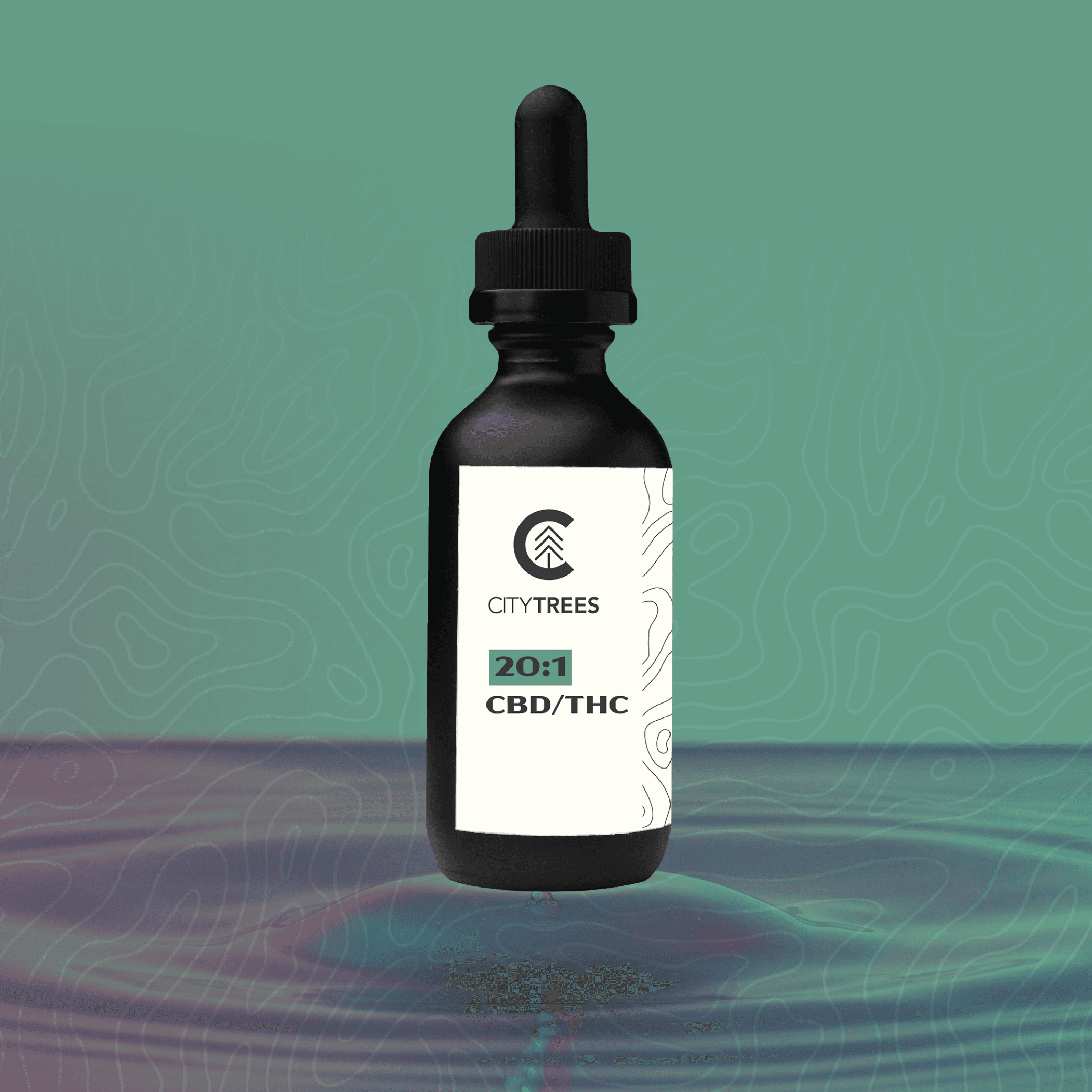 20:1 MCT Oil Tincture [60ml] (5000mg CBD/250mg THC)