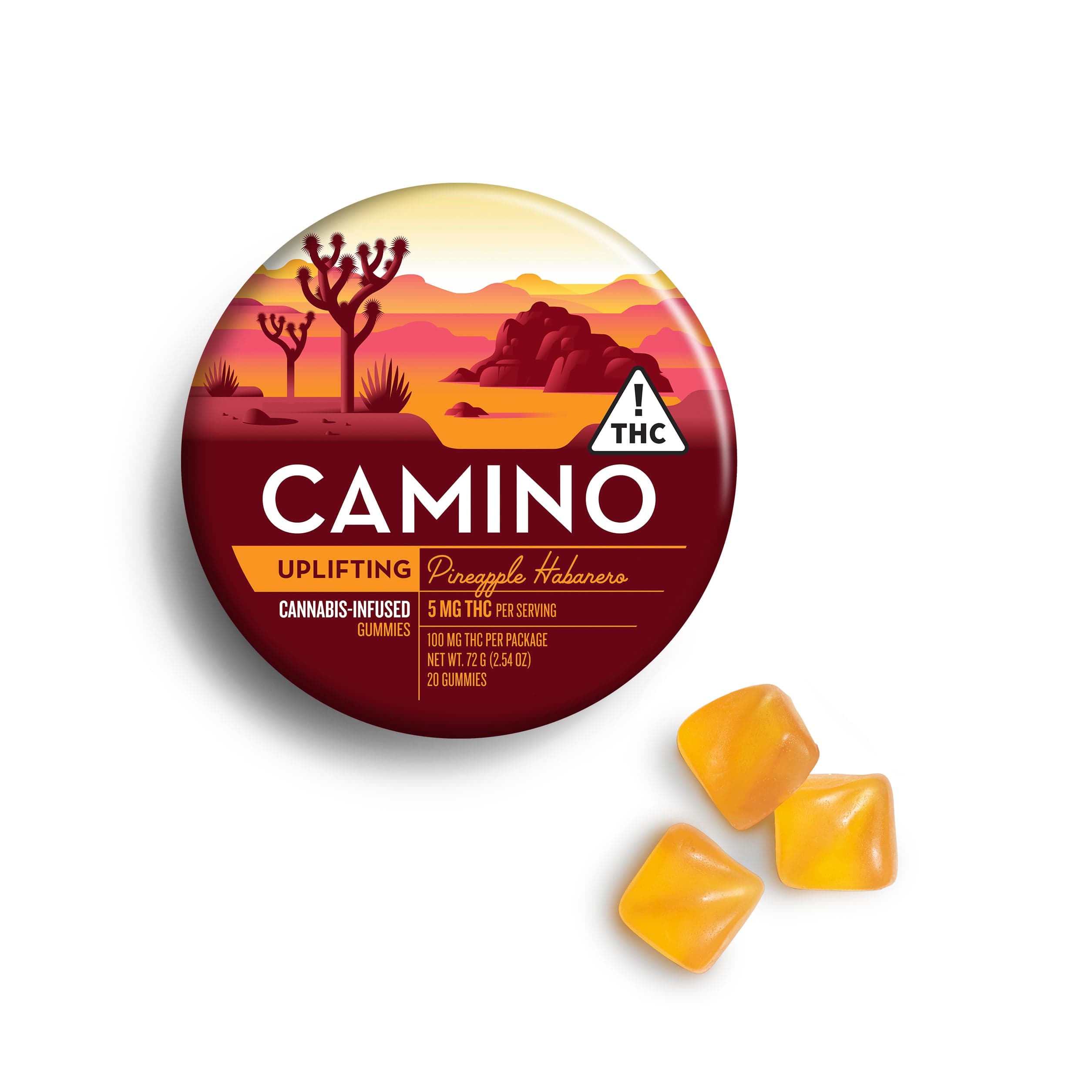 'Uplifting' Pineapple Habanero [20pk] (100mg THC)