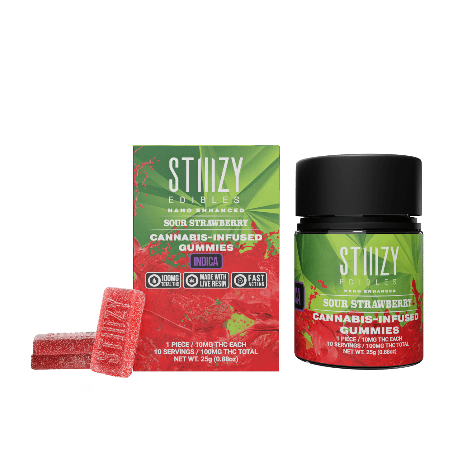 Sour Strawberry [10pk] (100mg)