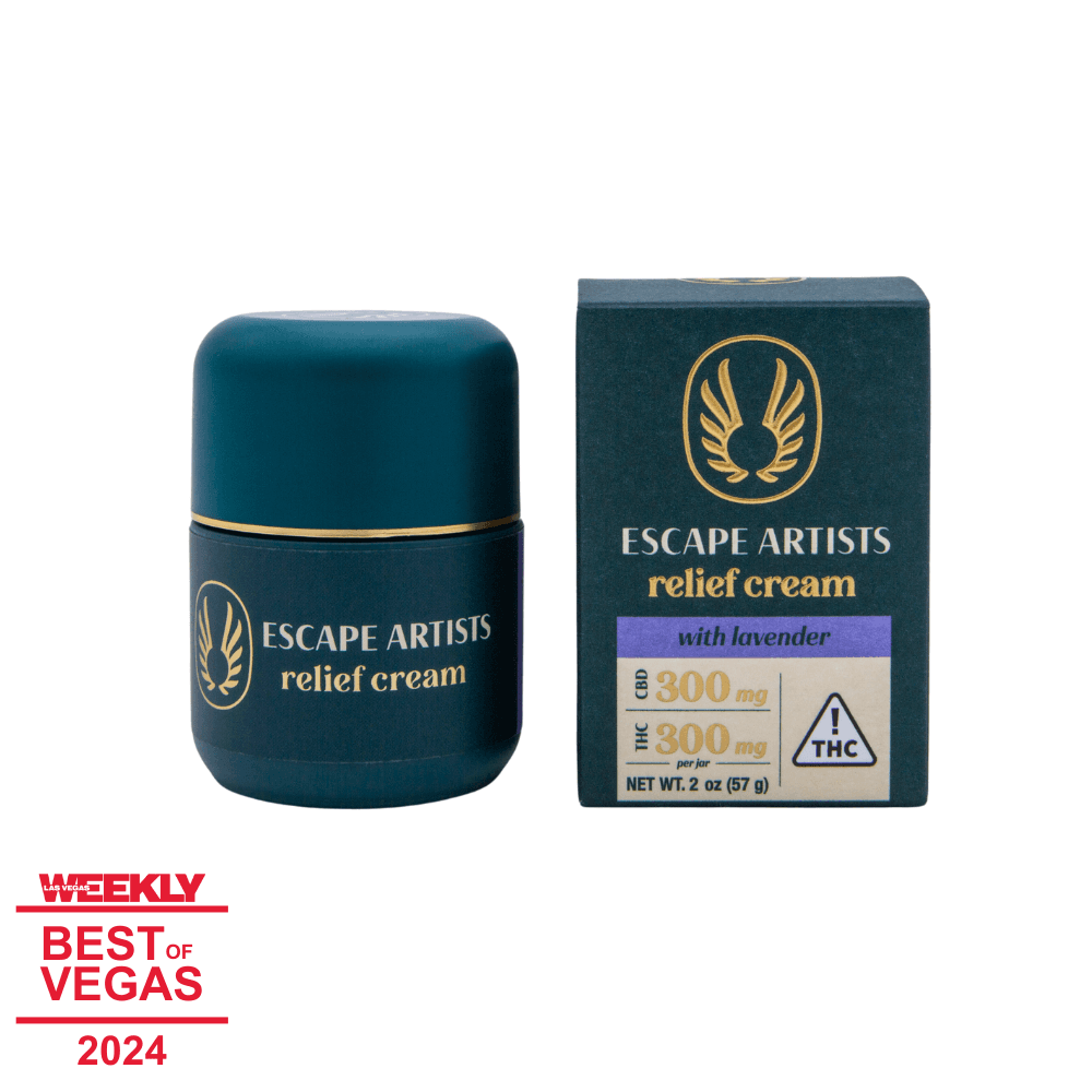 1:1 Relief Cream - Lavender [2oz] (300mg CBD/300mg THC)