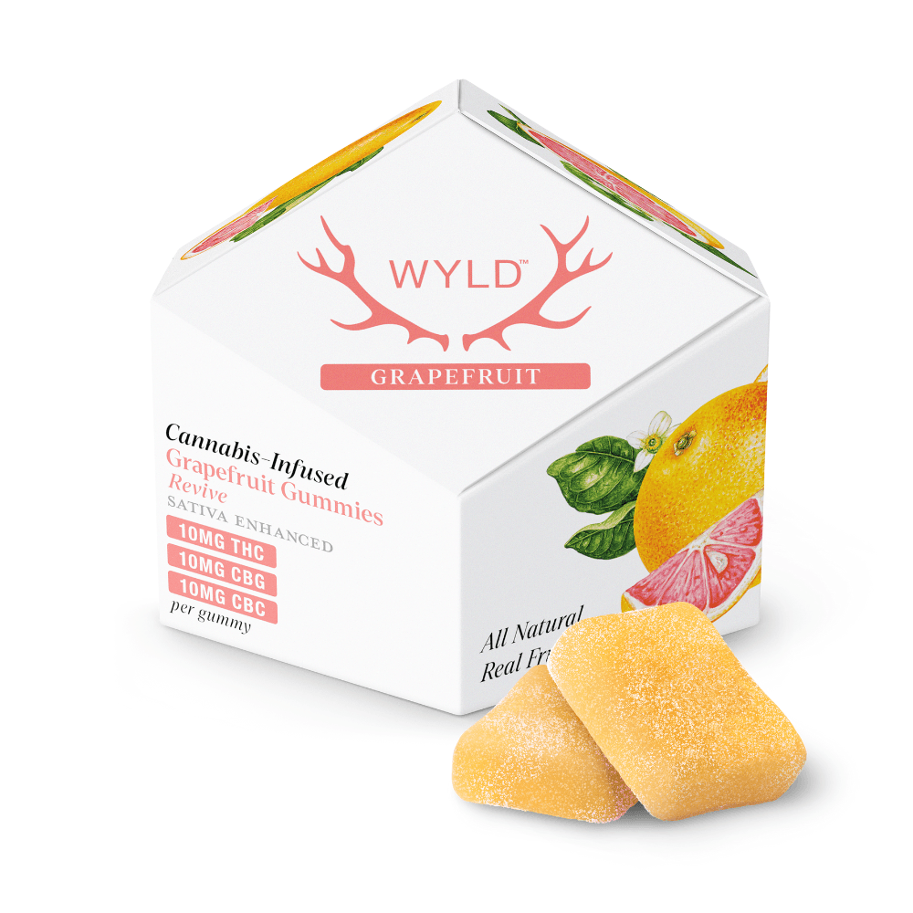Grapefruit 1:1:1 CBG:CBC + Sativa Enhanced Gummies | 100mg THC:CBG:CBC