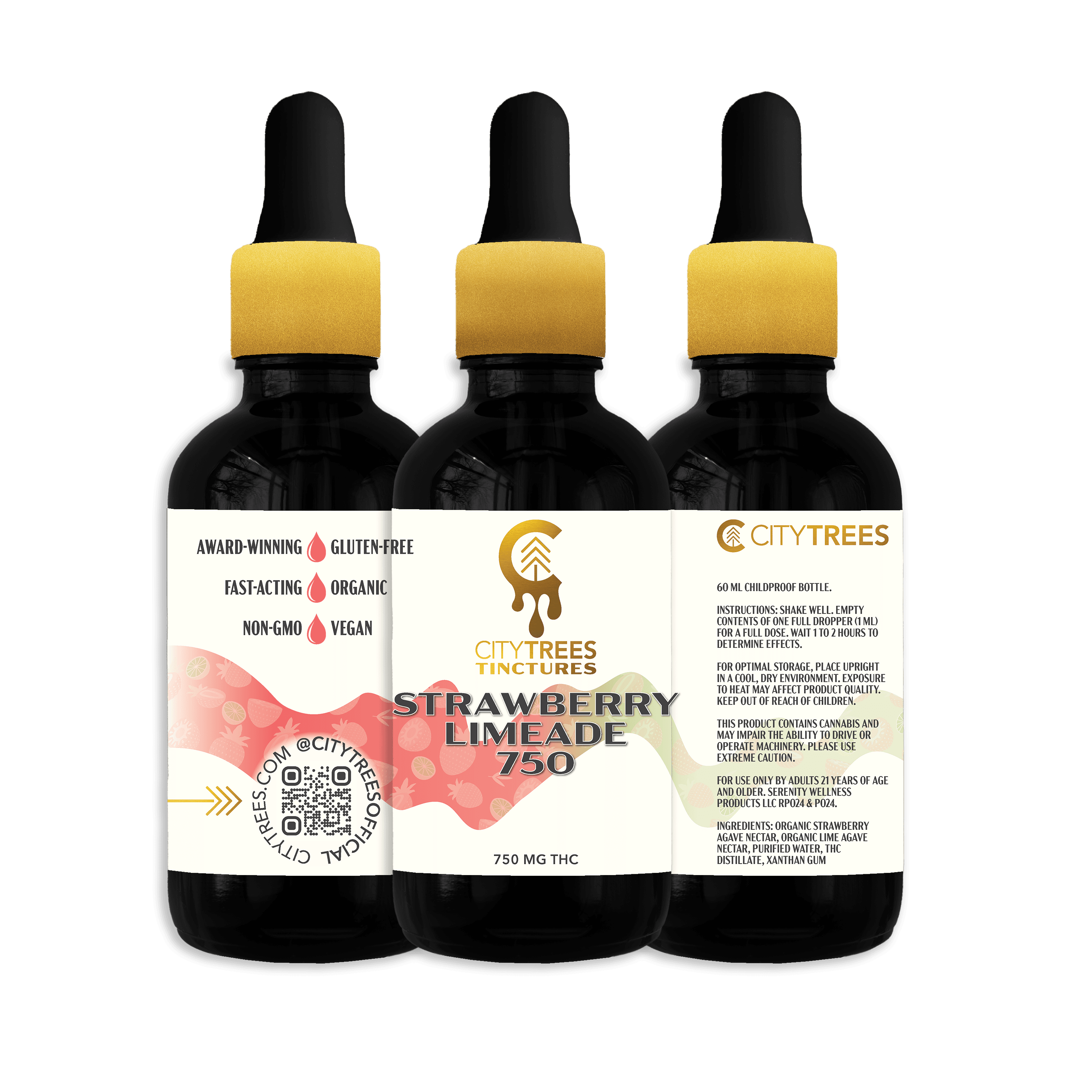 Strawberry Limeade (750mg)