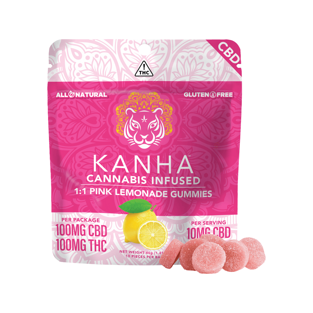 1:1 Pink Lemonade [10pk] (100mg CBD/100mg THC)