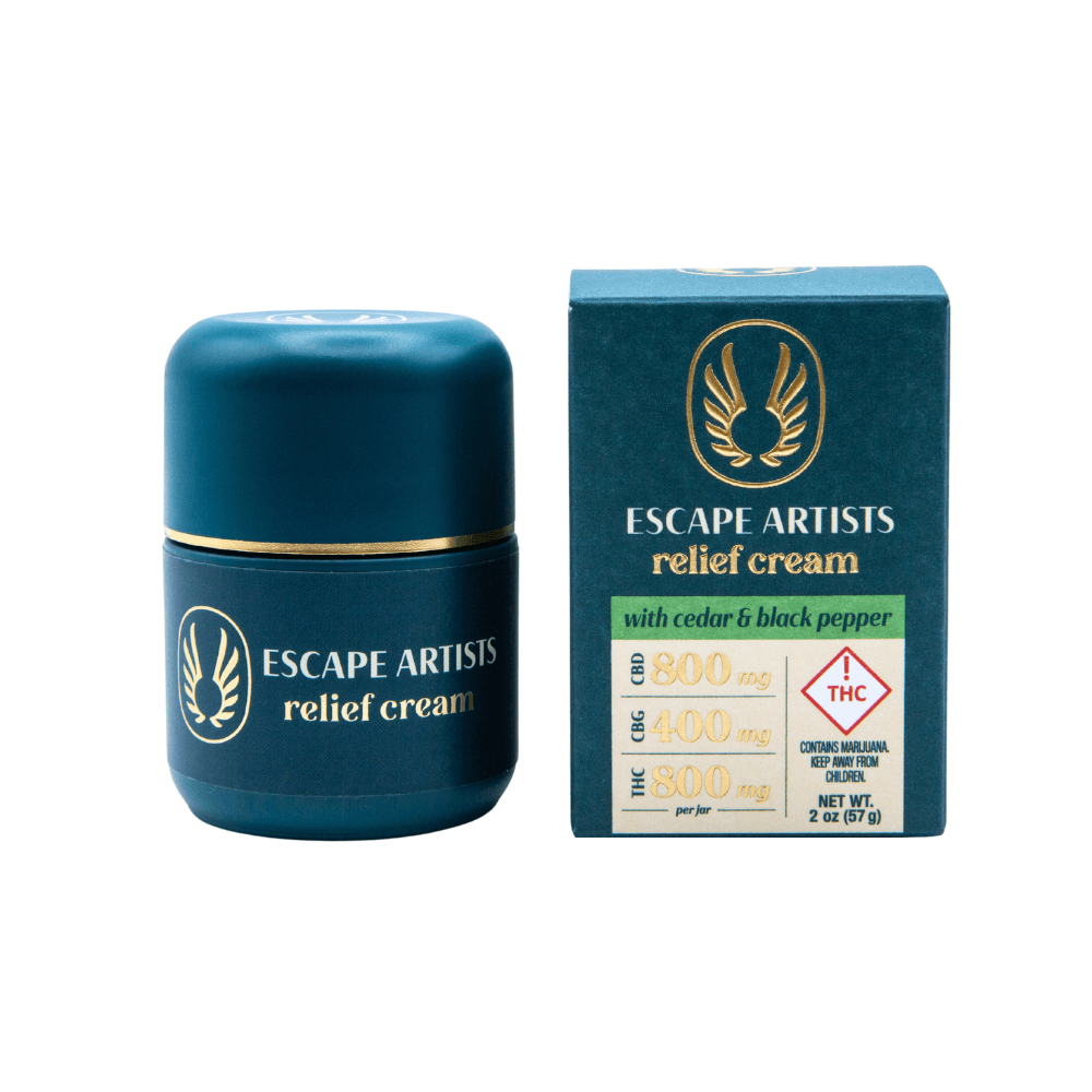 2:1:2 Relief Cream - Cedar & Black Pepper [2oz] (800mg CBD / 400mg CBG / 800mg THC)