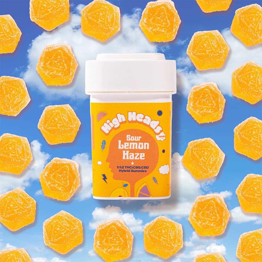 Sour Lemon Haze 1:1:2 - Hybrid 10pk (100mg THC / 100mg CBG / 200mg CBD)