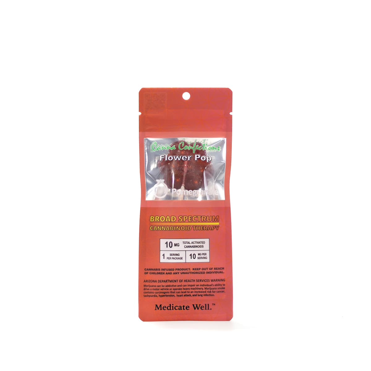 Canna Confections - Flower Pop - Pomegranate (I) (10mg)