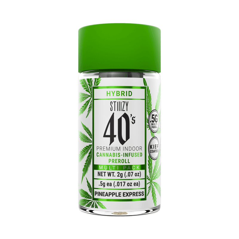 Stiiizy 40's | Pineapple Express | 2g 4pk] [Infused Prerolls] NOT REDEEMABLE