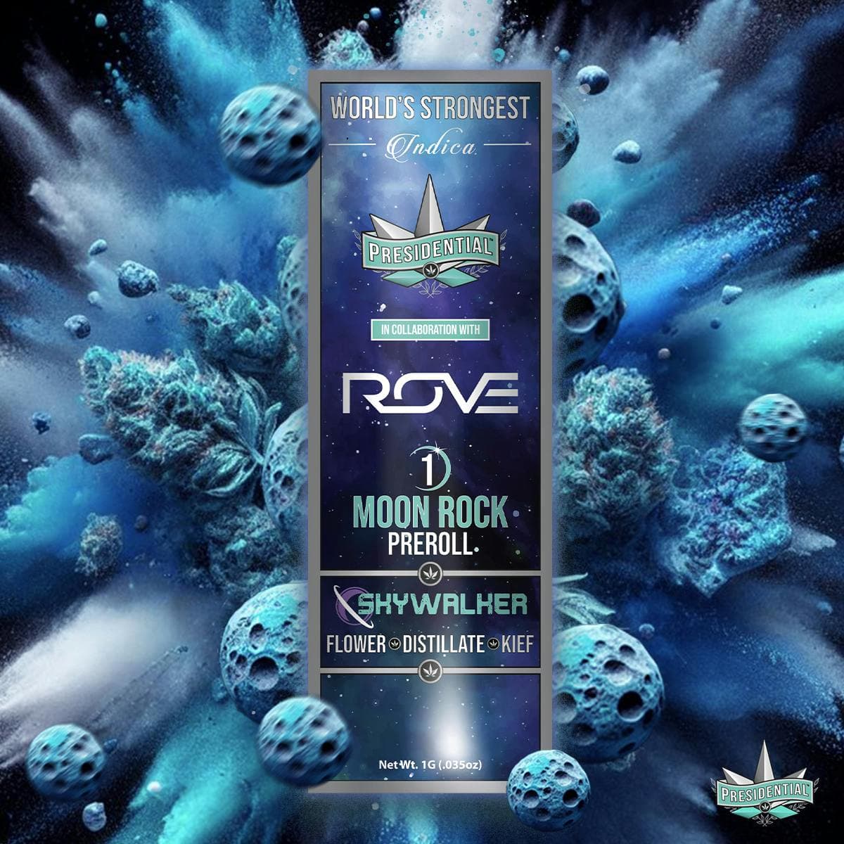 Presidential Skywalker 1g Moon Rock Preroll