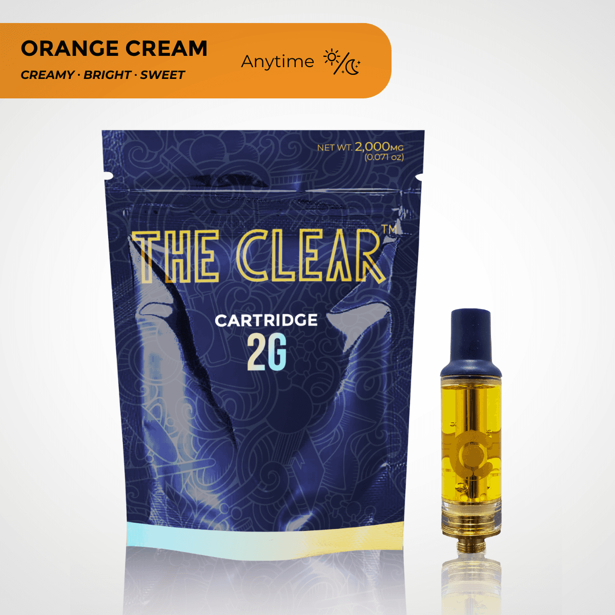 The Clear - The Original Orange Cream Cartridge