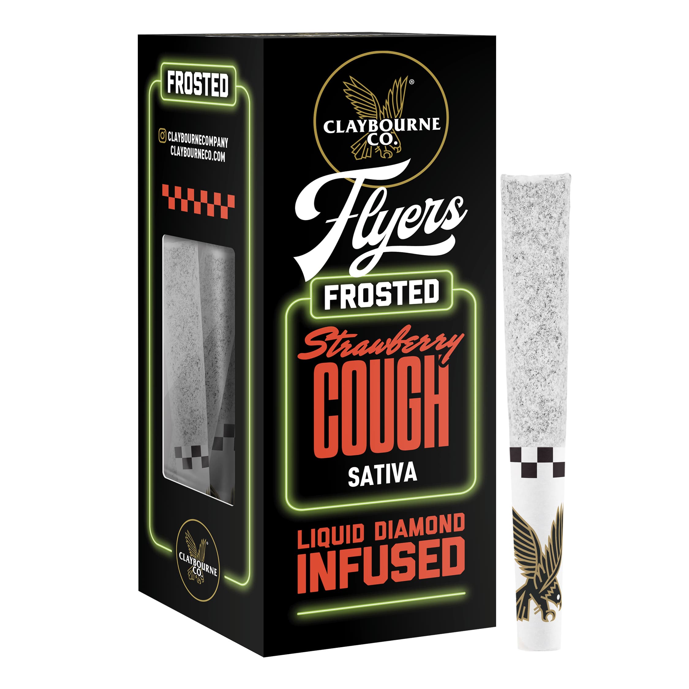 Claybourne Co. Flyers Frosted Strawberry Cough (S) Infused Multipack 0.5g 3pk