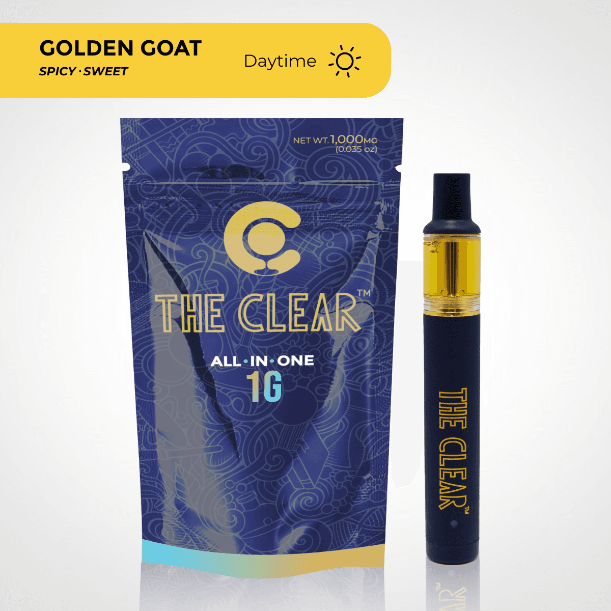 The Clear - The Original Golden Goat Disposable