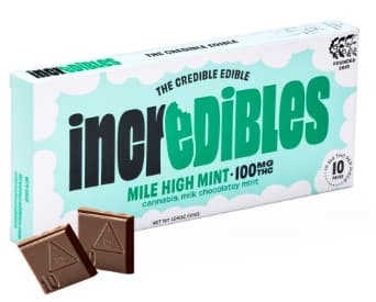 Incredibles | Mile High Mint Chocolate Bar 100mg