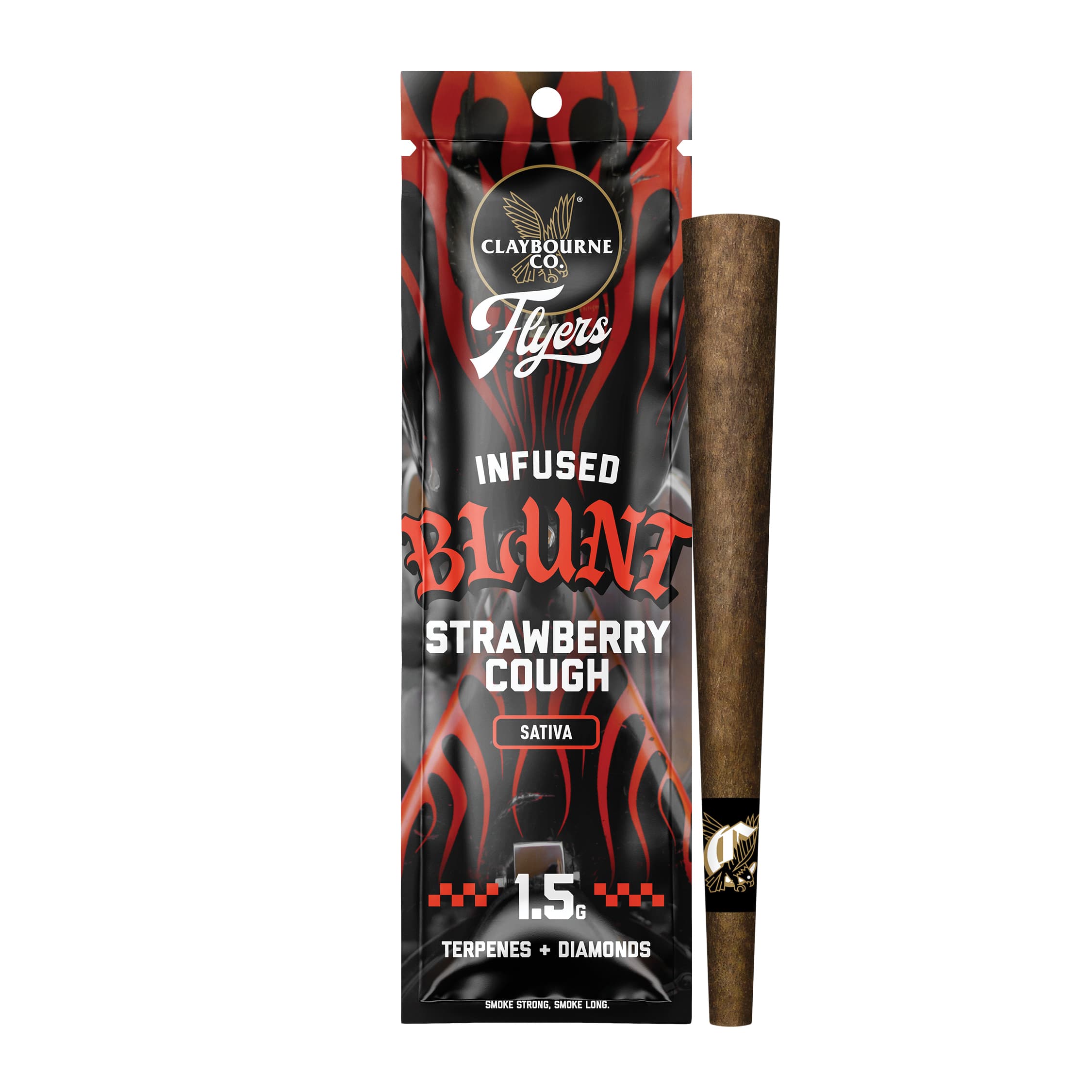 Claybourne Co. Flyers Strawberry Cough (S) Infused Blunt 1.5g