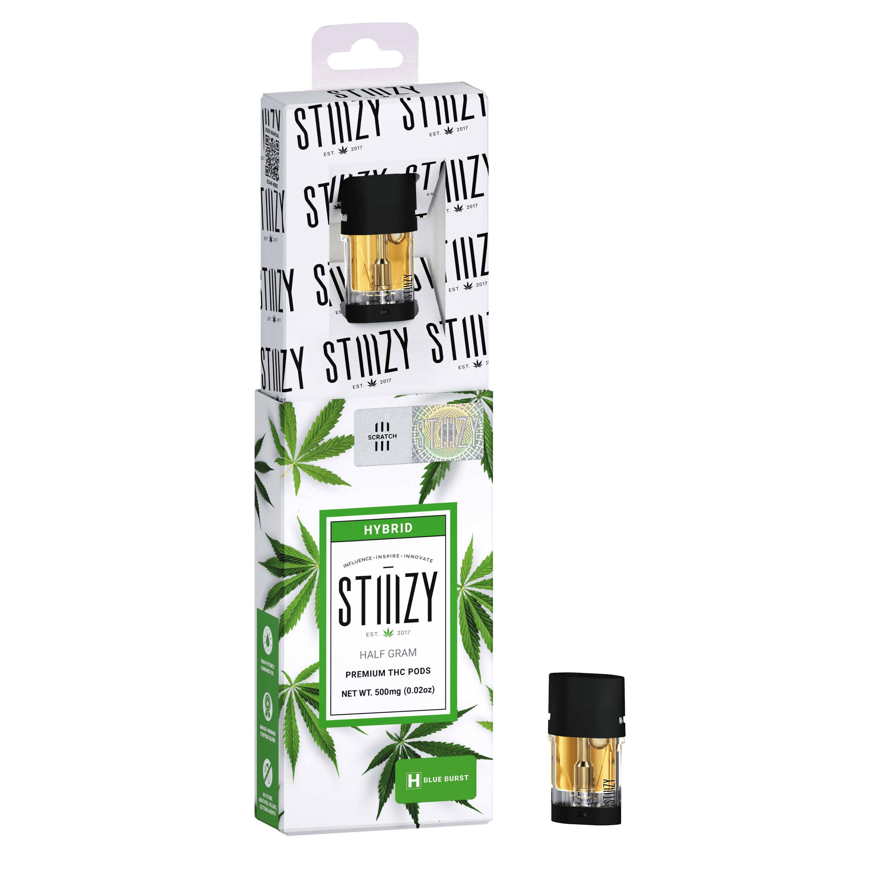 Stiiizy POD Blue Burst .5g