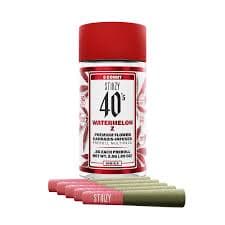 Stiiizy - Infused Preroll 40s 4pk - Watermelon Z (I)