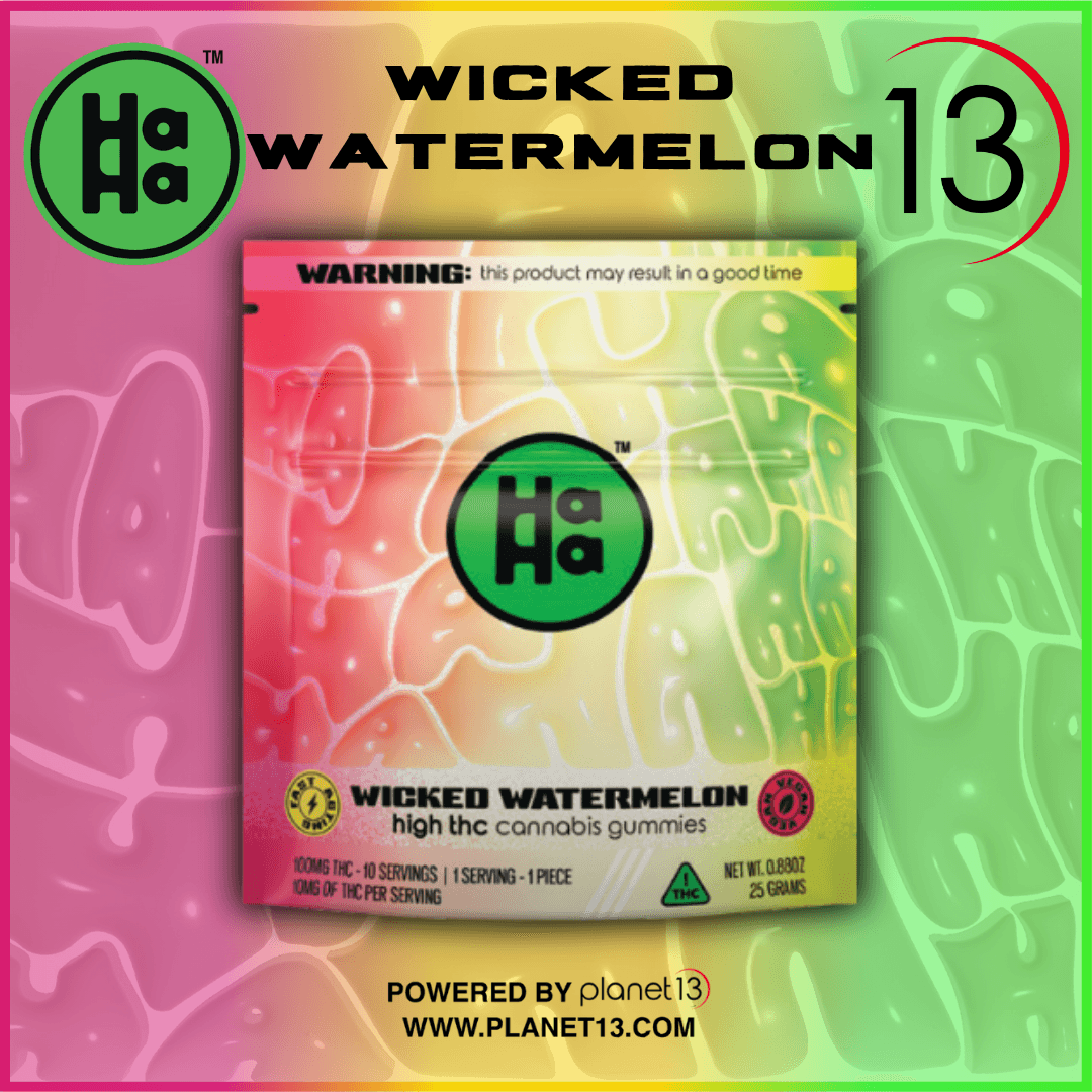 HaHa Wicked Watermelon 100mg Gummies