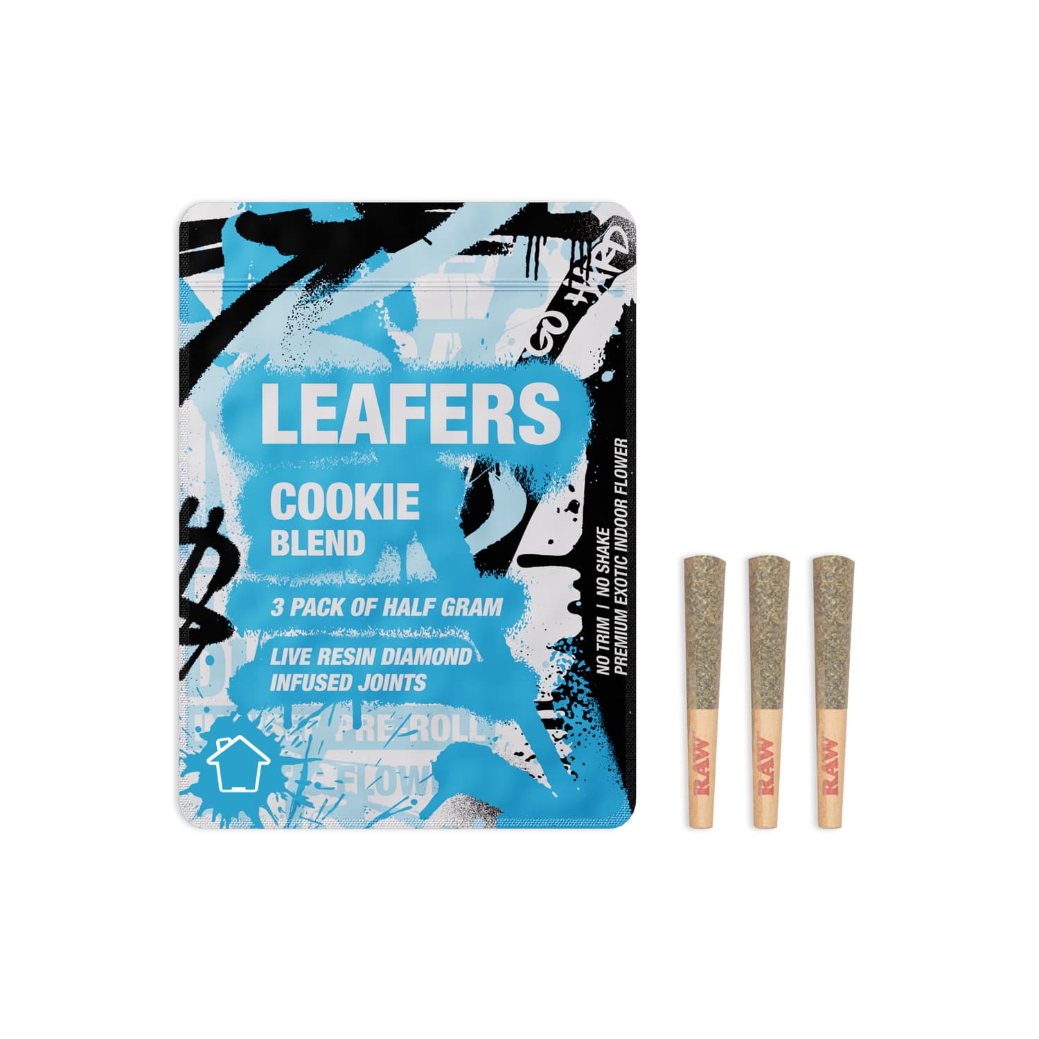 Cookie Blend Diamond-Infused (3-pack of .5g joints)