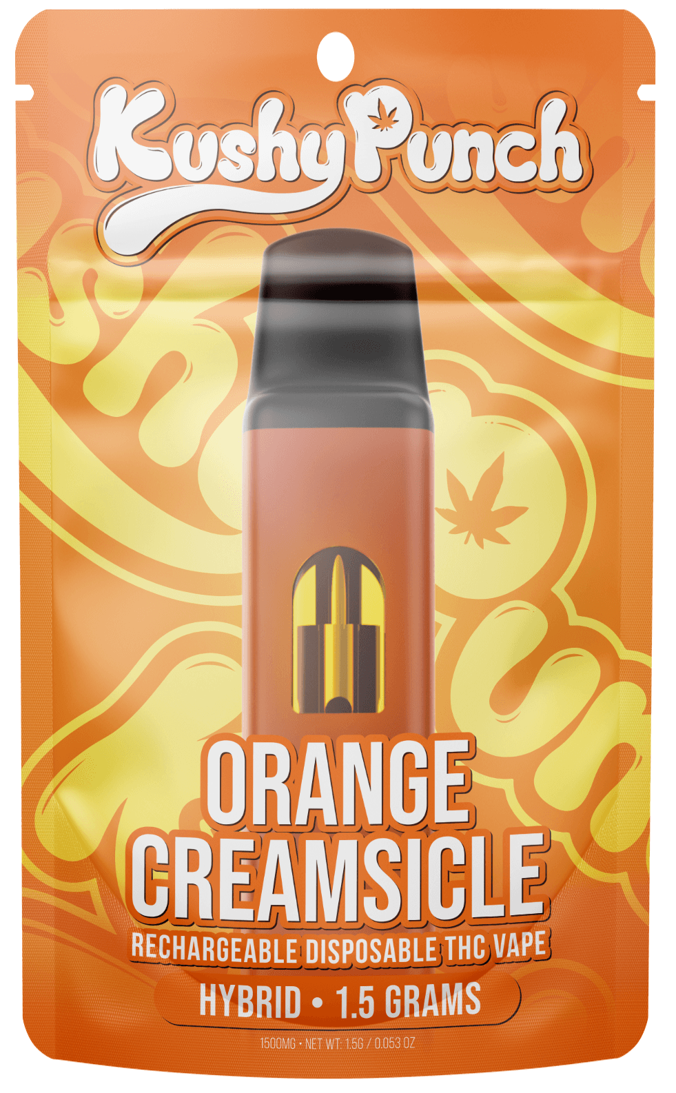 Kushy Punch - Disposable Distillate - Orange Creamsicle (H) (1.5g)