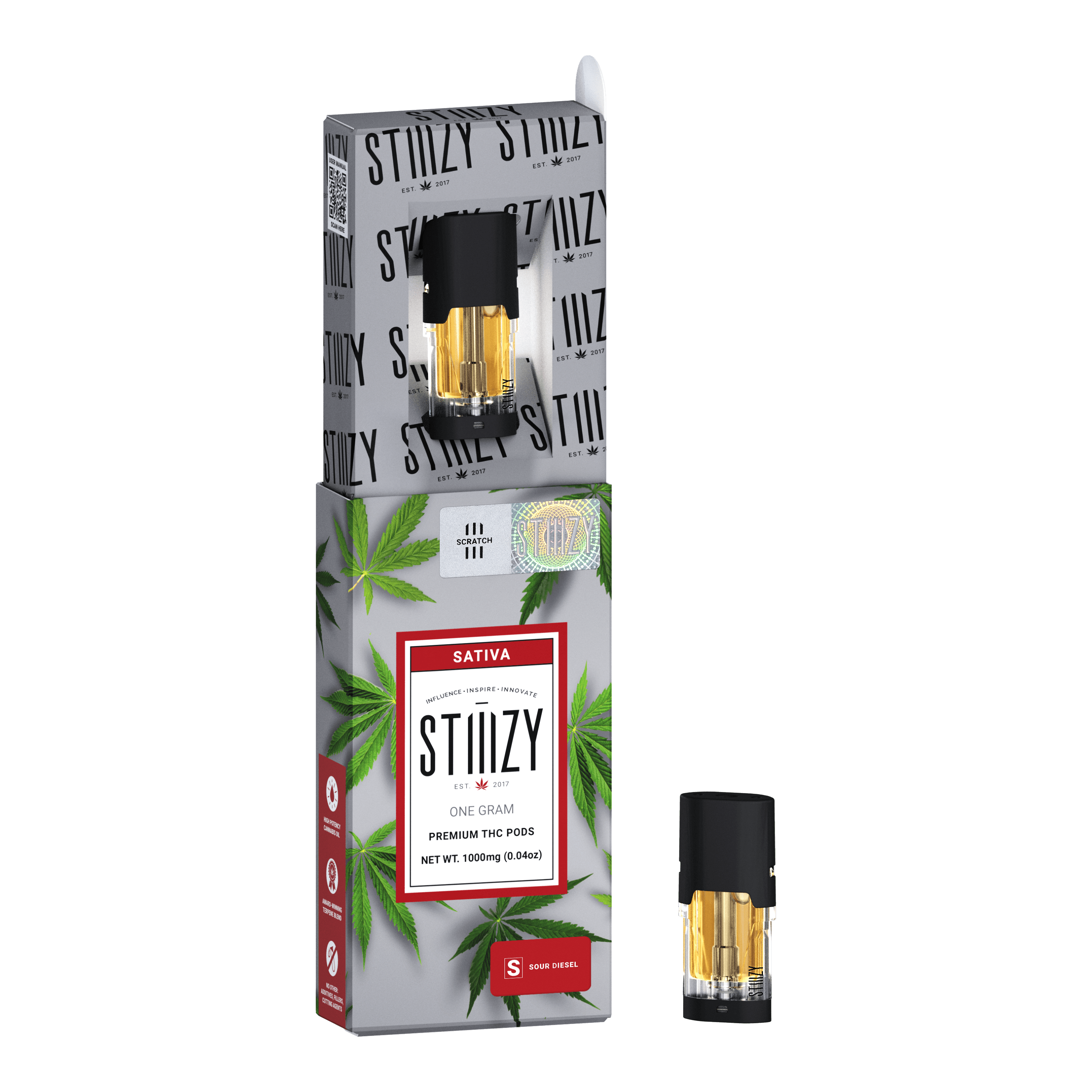 Stiiizy - Pod Distillate - Sour Diesel (S) (1.0g)