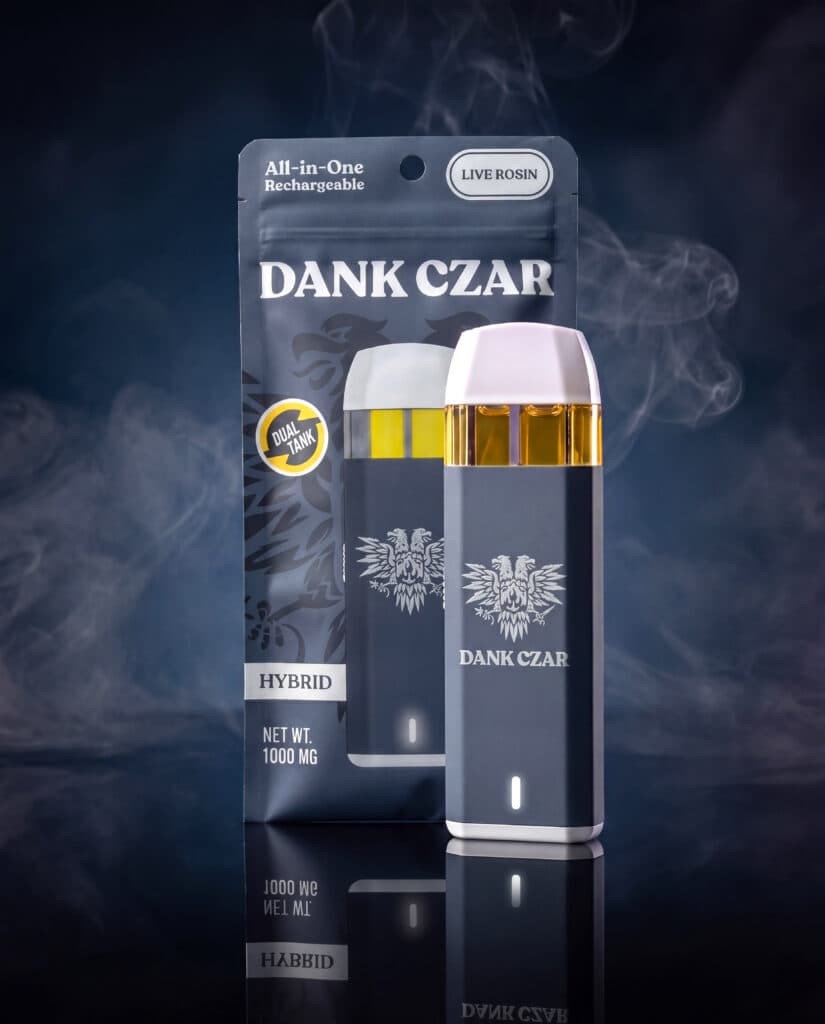 Dank Czar Plumpz (H) Solventless Live Hash Rosin Disposable Vape 1g