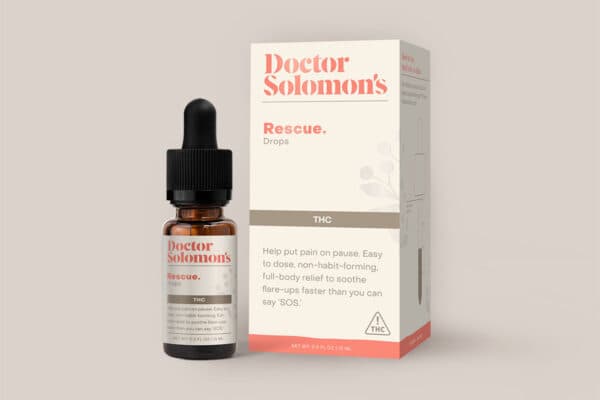 Dr. Solomon's Rescue THC Rich Tincture 800mg