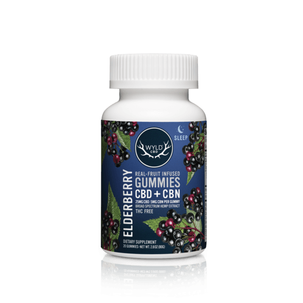 Wyld Elderberry CBD:CBN Gummies 500mg